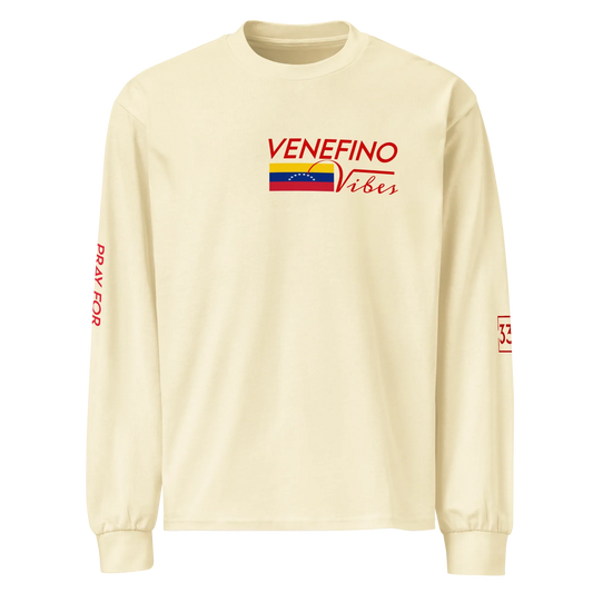 Pray for Venezuela Premium heavyweight long sleeve shirt - Da G.A.T.E 33