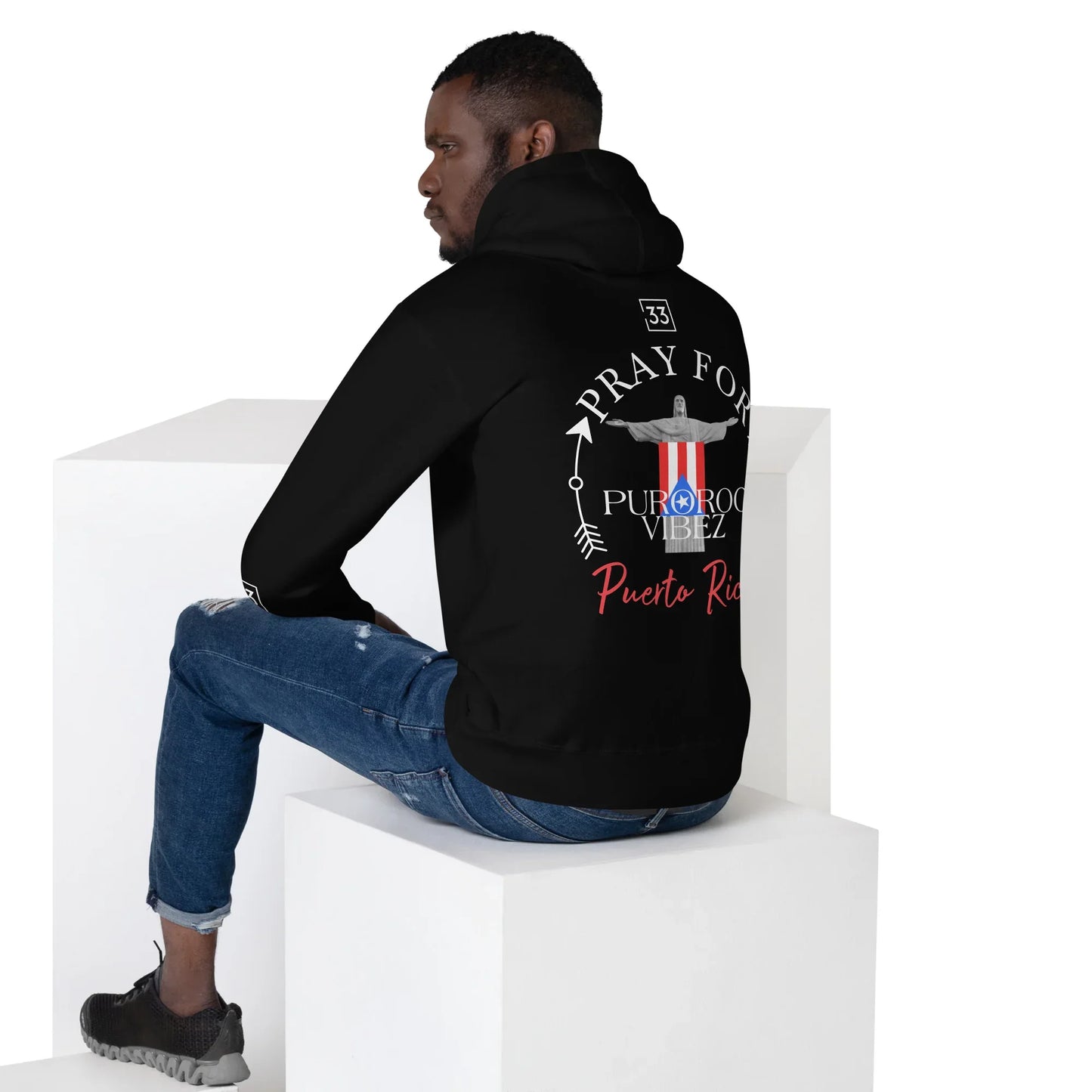 PRAY FOR PR Unisex Hoodie - Da G.A.T.E 33