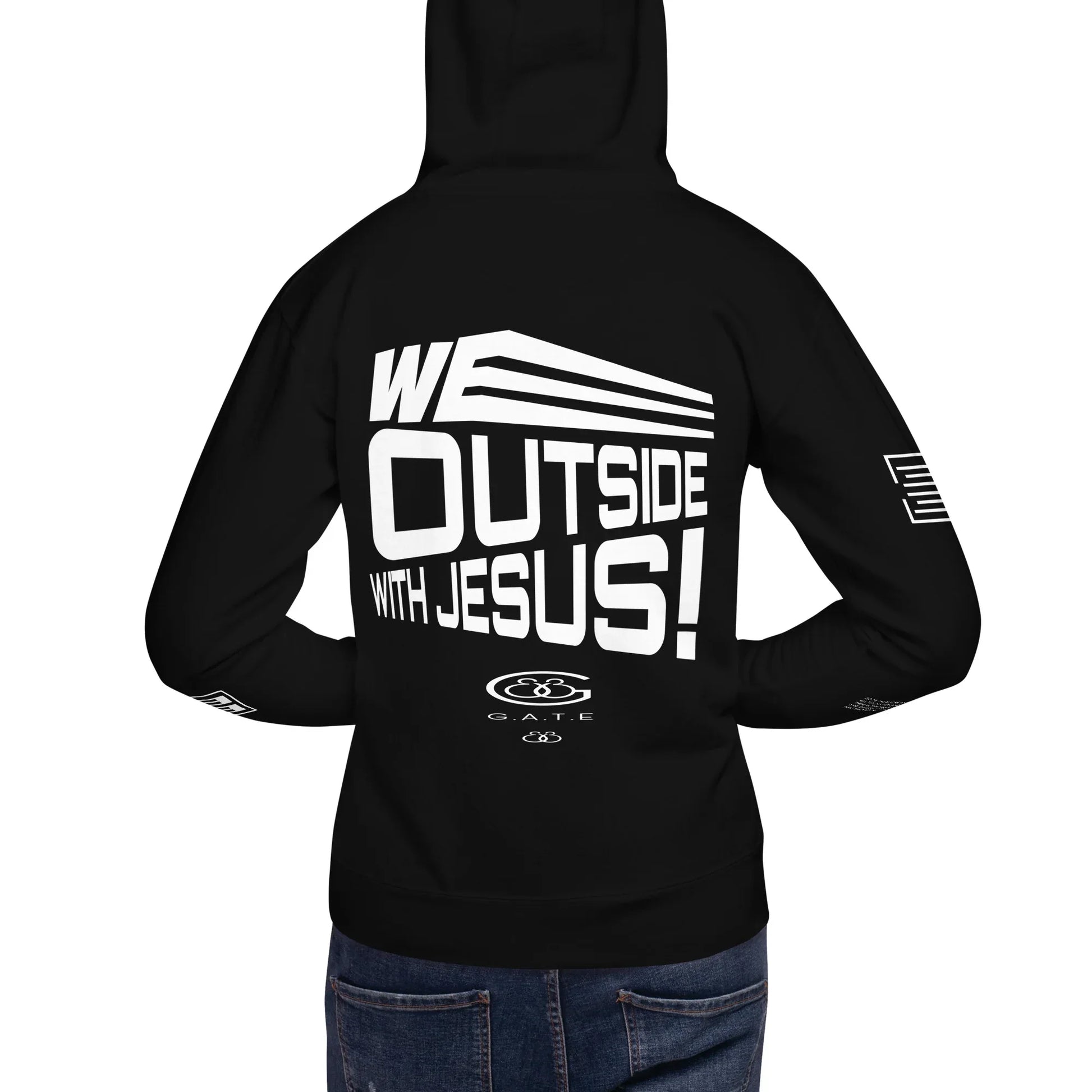 WE OUTSIDE -W- JESUS Unisex Hoodie - Da G.A.T.E 33