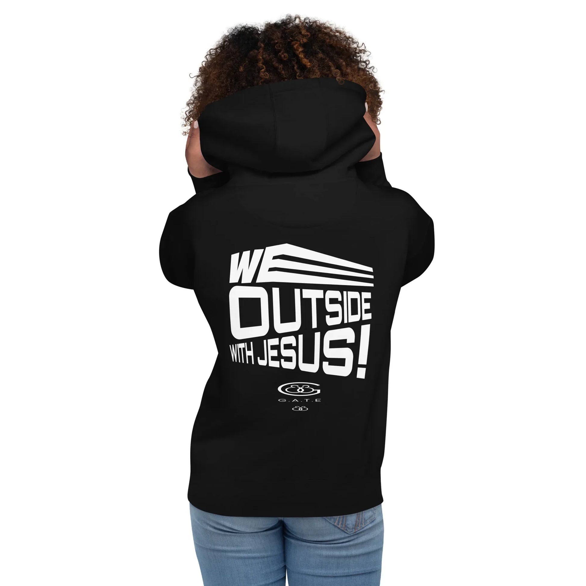WE OUTSIDE -W- JESUS Unisex Hoodie - Da G.A.T.E 33