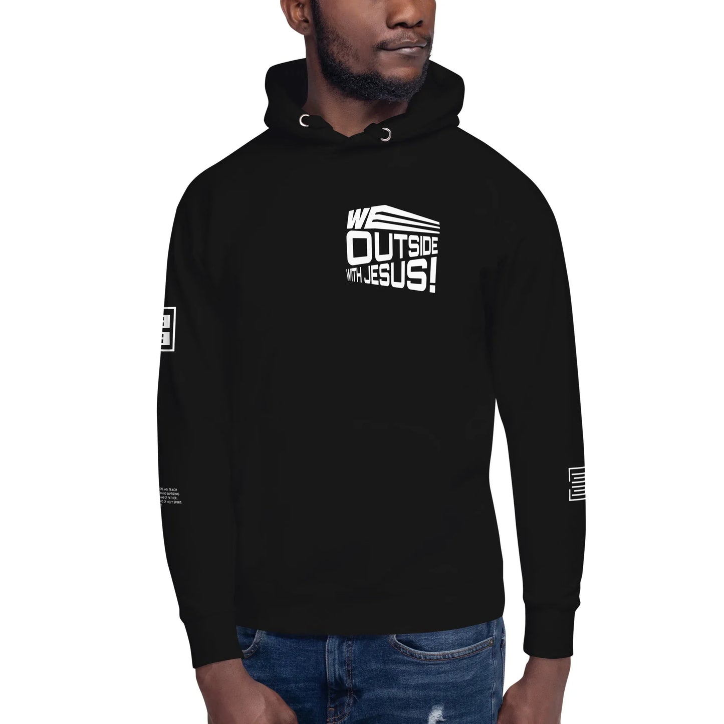 WE OUTSIDE -W- JESUS Unisex Hoodie - Da G.A.T.E 33