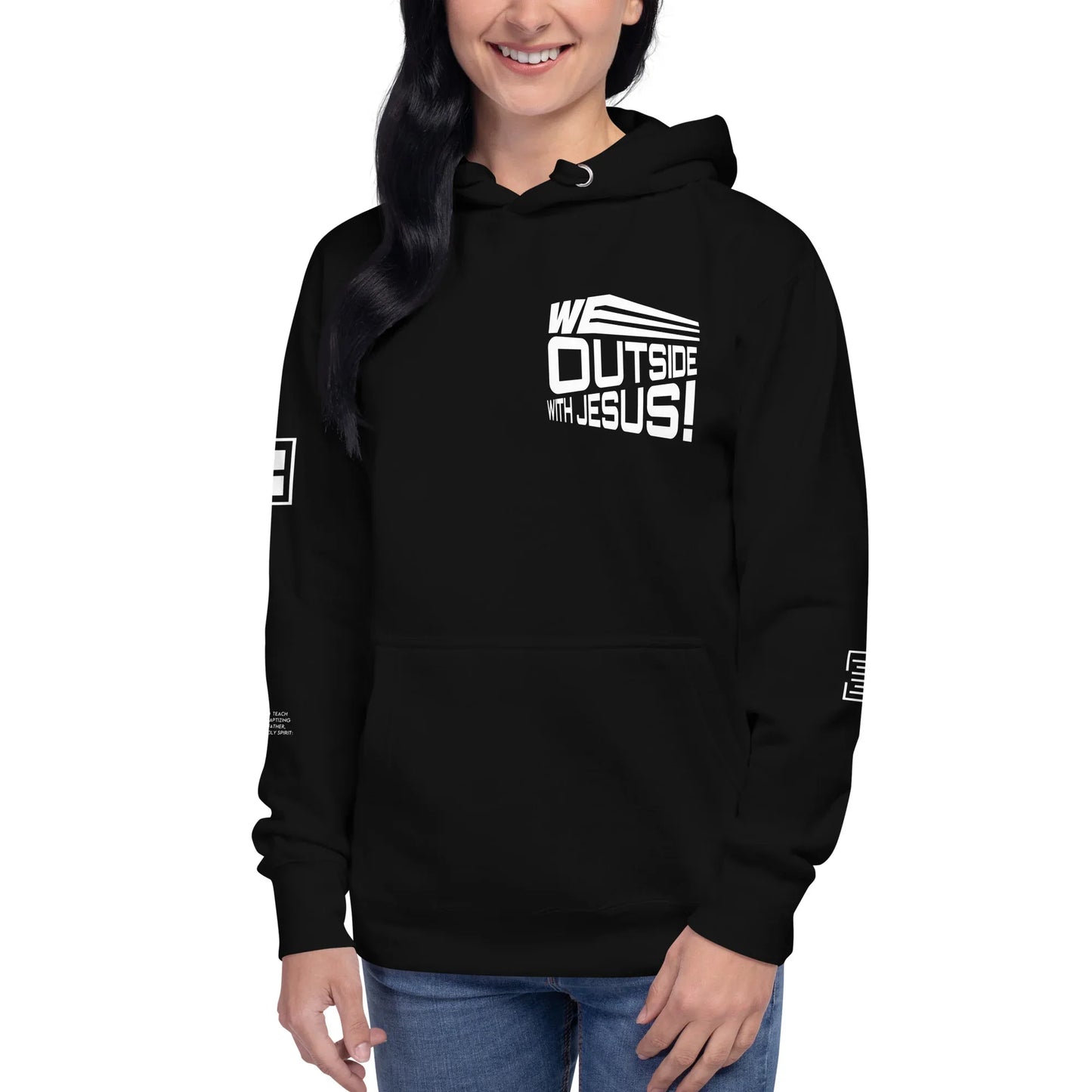 WE OUTSIDE -W- JESUS Unisex Hoodie - Da G.A.T.E 33
