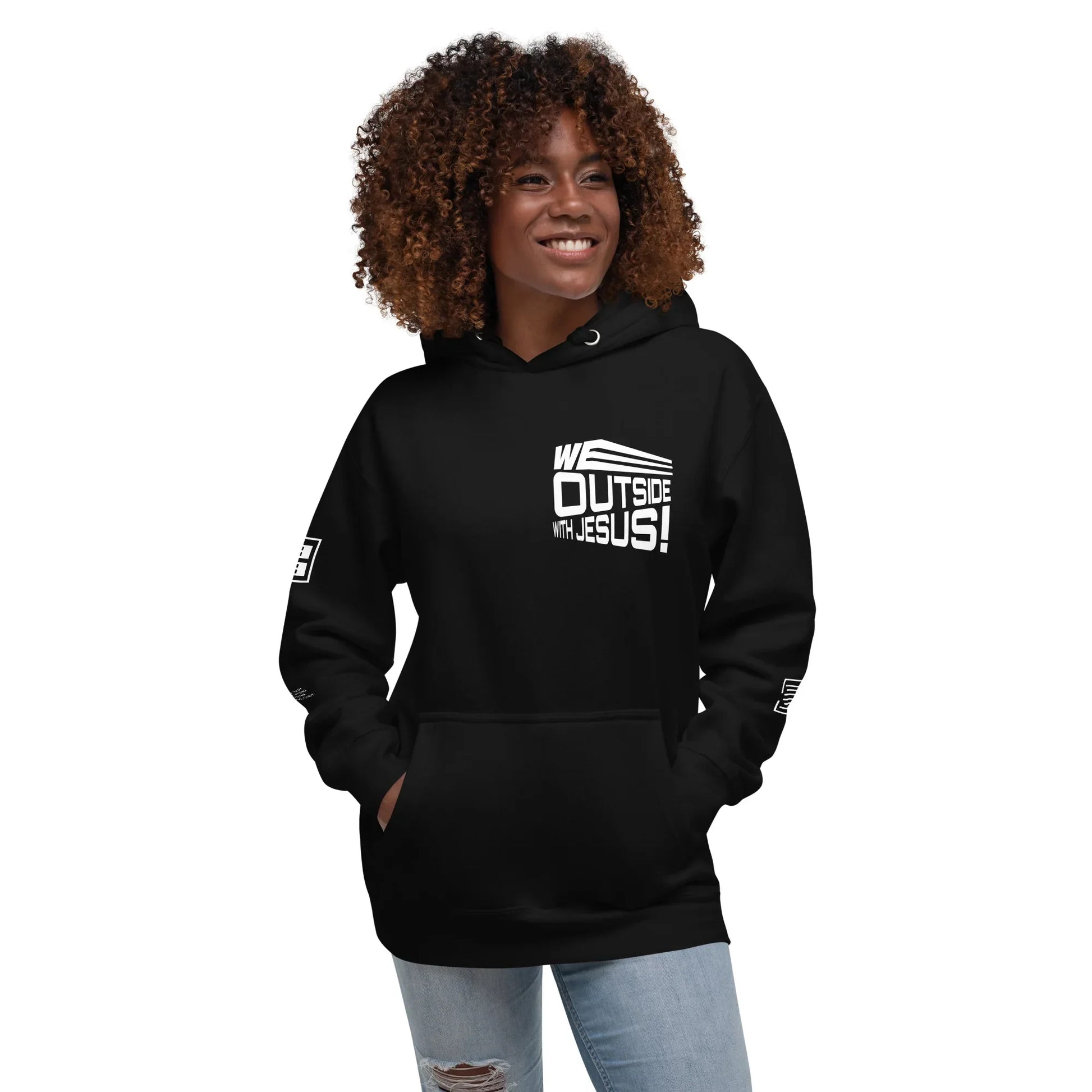 WE OUTSIDE -W- JESUS Unisex Hoodie - Da G.A.T.E 33