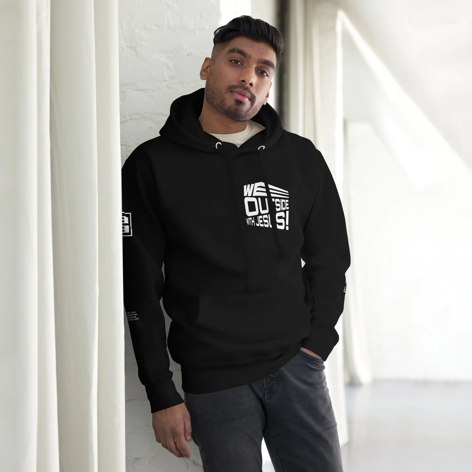 WE OUTSIDE -W- JESUS Unisex Hoodie - Da G.A.T.E 33