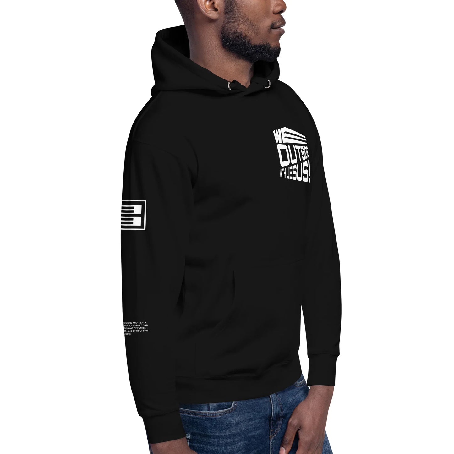 WE OUTSIDE -W- JESUS Unisex Hoodie - Da G.A.T.E 33
