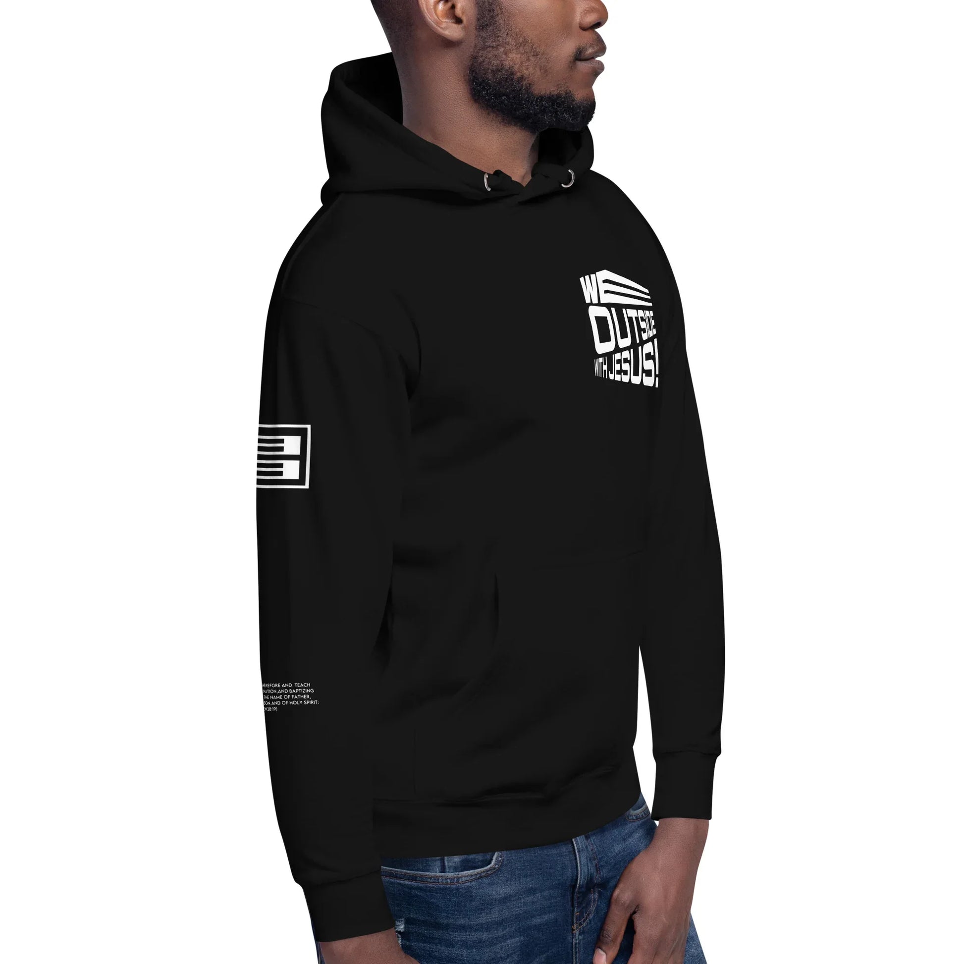 WE OUTSIDE -W- JESUS Unisex Hoodie - Da G.A.T.E 33