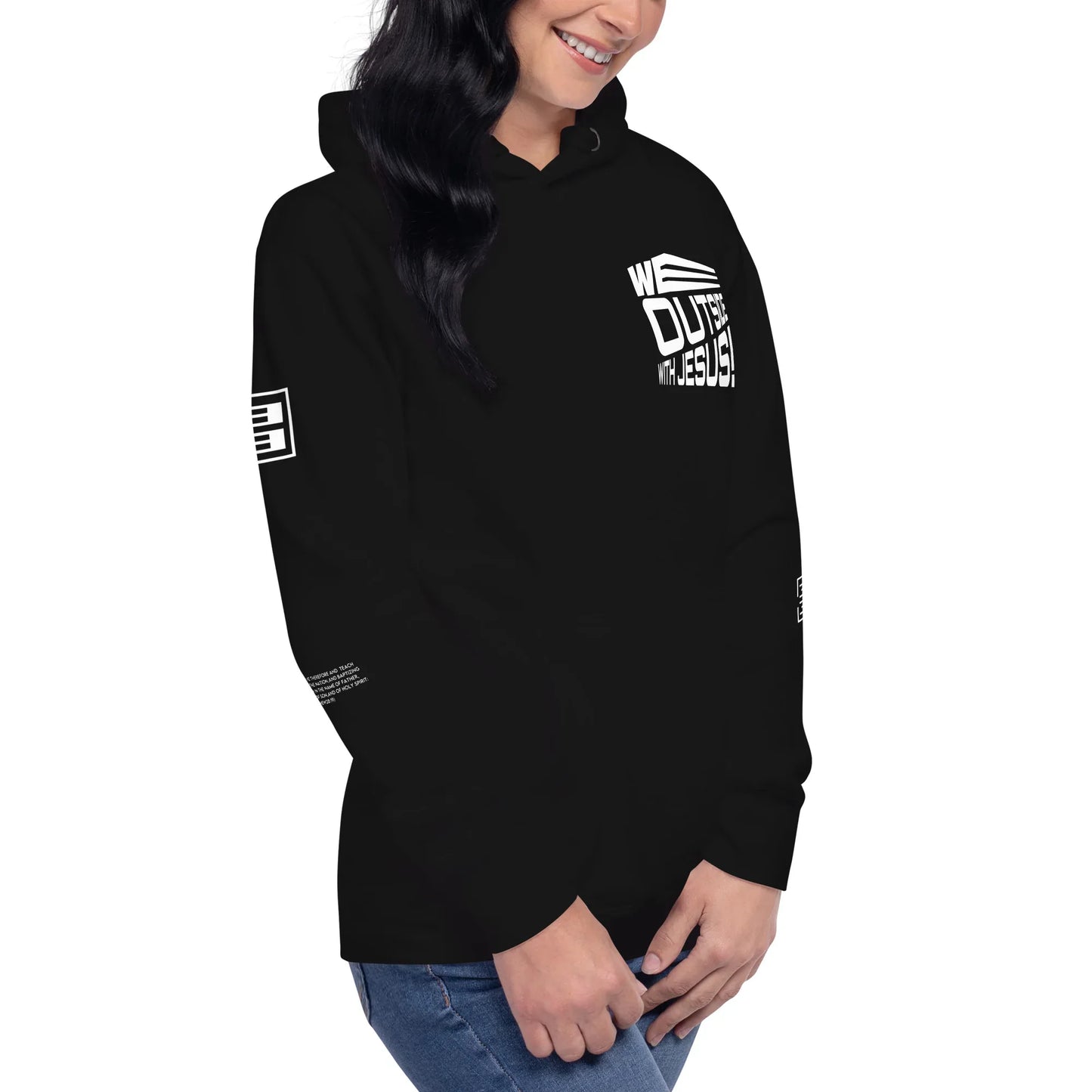 WE OUTSIDE -W- JESUS Unisex Hoodie - Da G.A.T.E 33