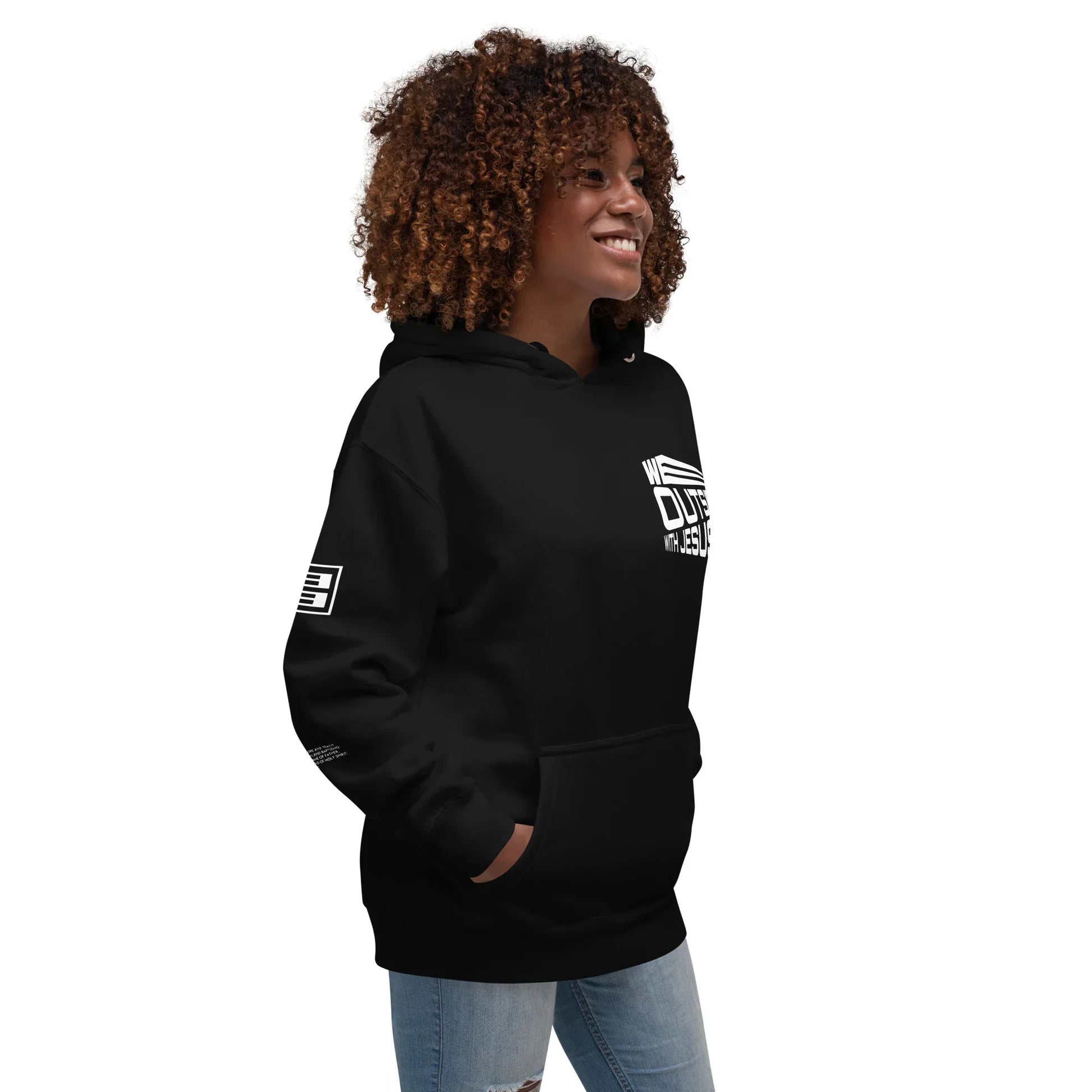WE OUTSIDE -W- JESUS Unisex Hoodie - Da G.A.T.E 33