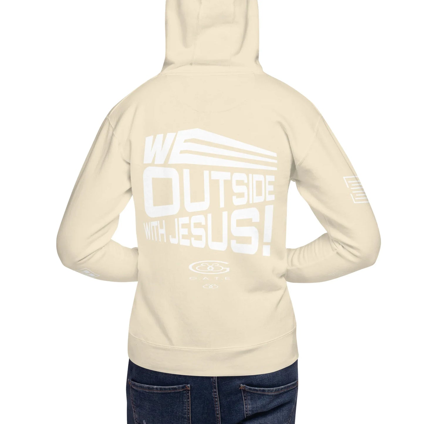 WE OUTSIDE -W- JESUS Unisex Hoodie - Da G.A.T.E 33