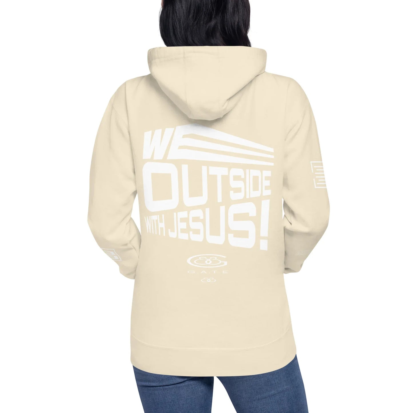 WE OUTSIDE -W- JESUS Unisex Hoodie - Da G.A.T.E 33