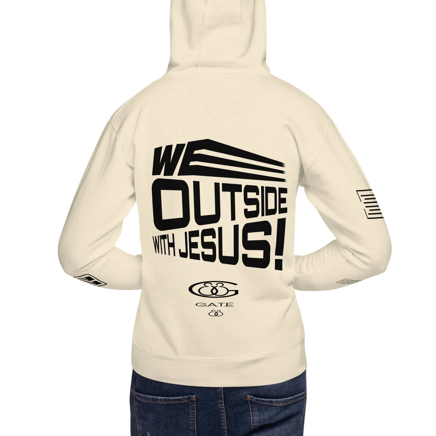 WE OUTSIDE -W- JESUS Unisex Hoodie - Da G.A.T.E 33