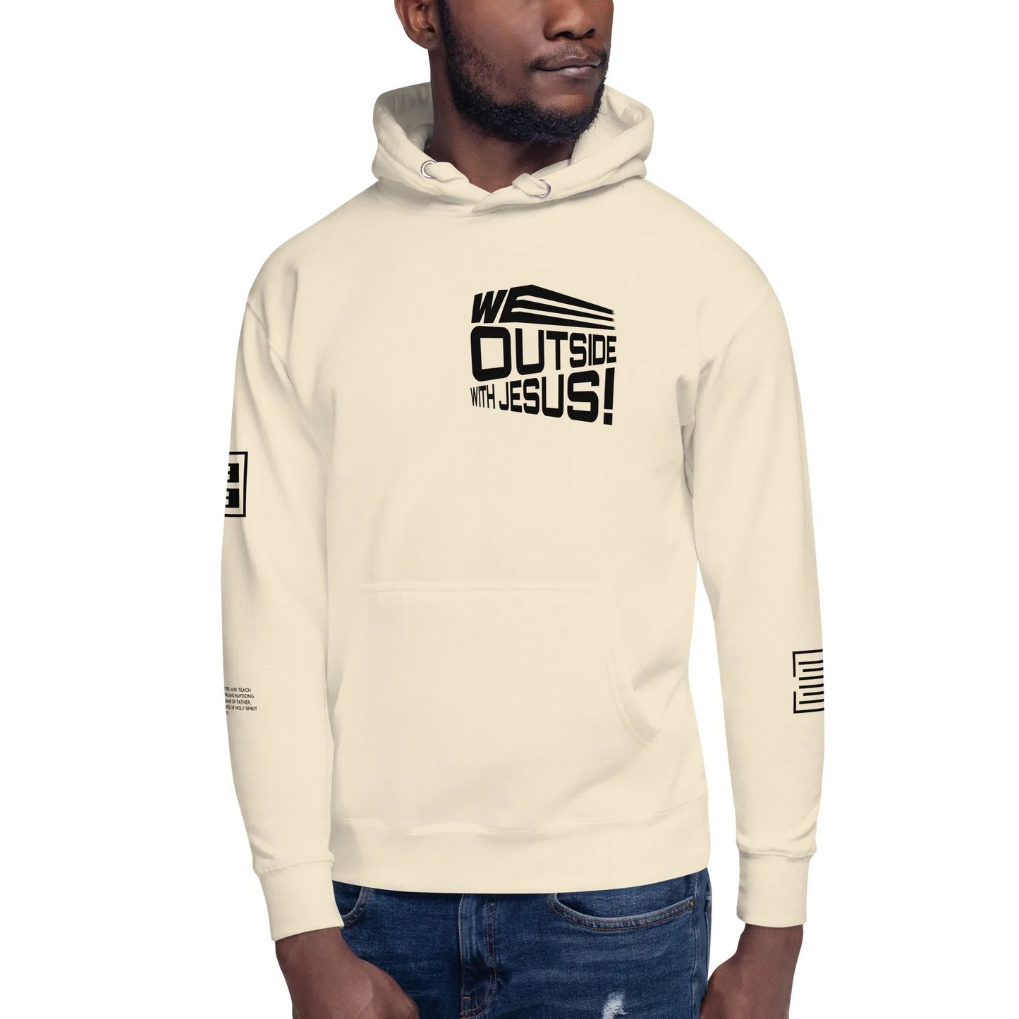 WE OUTSIDE -W- JESUS Unisex Hoodie - Da G.A.T.E 33