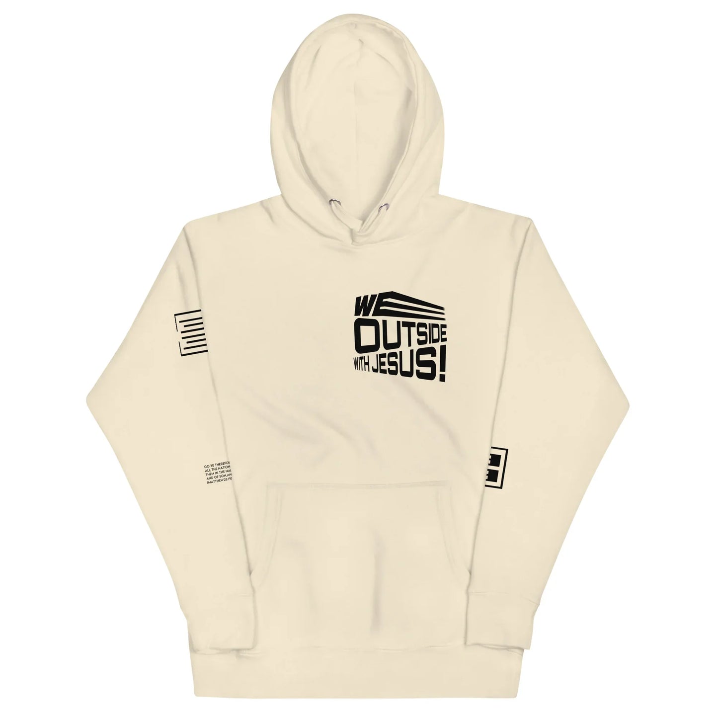 WE OUTSIDE -W- JESUS Unisex Hoodie - Da G.A.T.E 33
