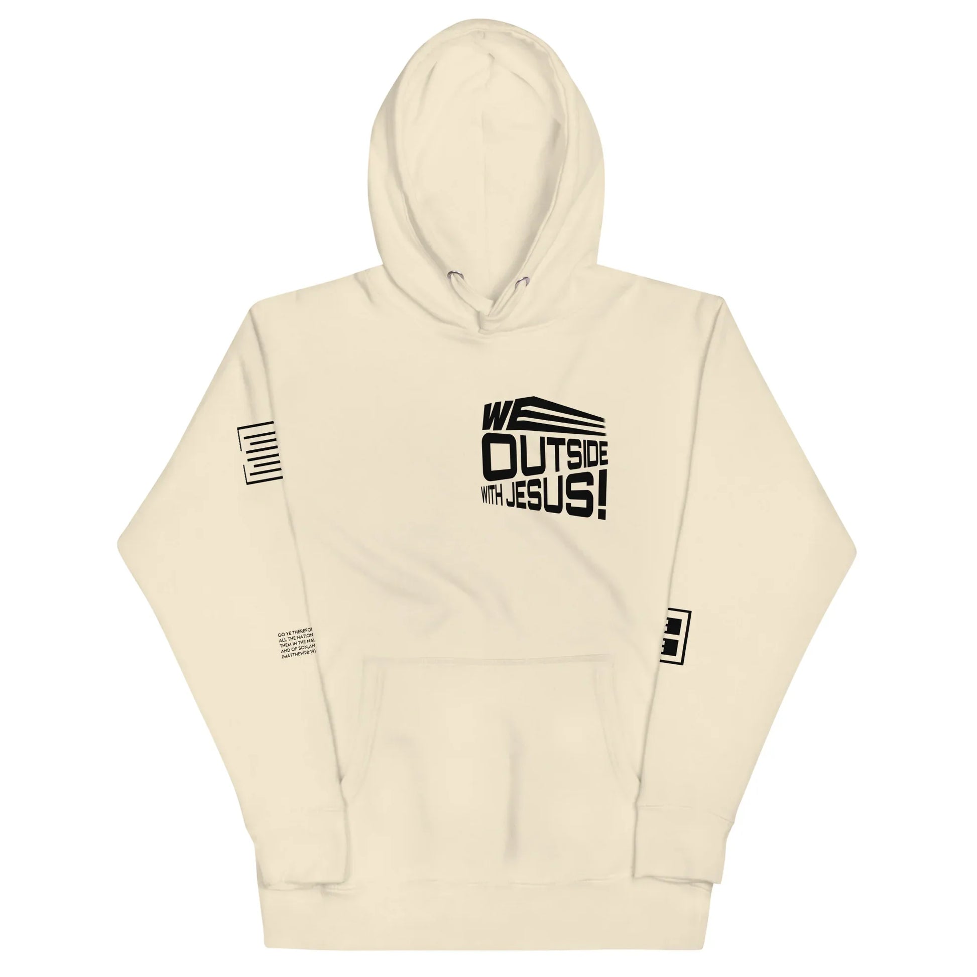 WE OUTSIDE -W- JESUS Unisex Hoodie - Da G.A.T.E 33