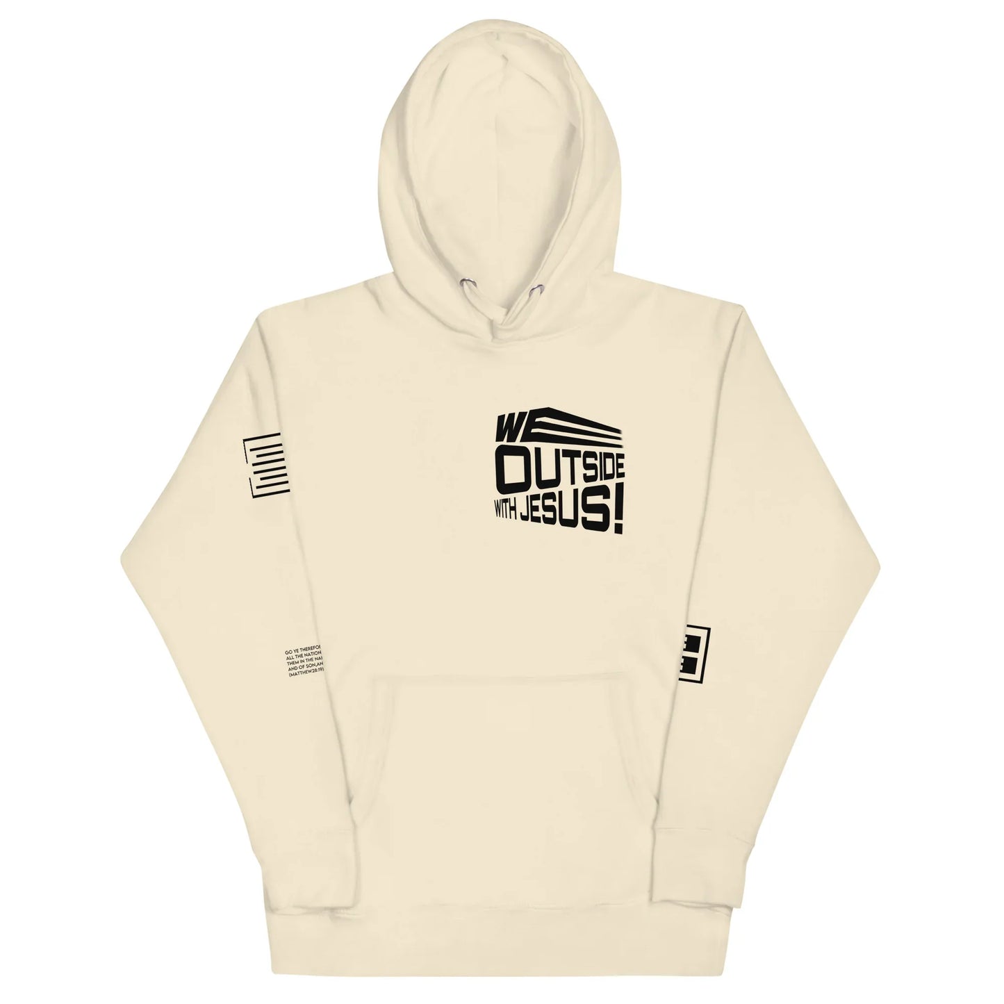 WE OUTSIDE -W- JESUS Unisex Hoodie - Da G.A.T.E 33