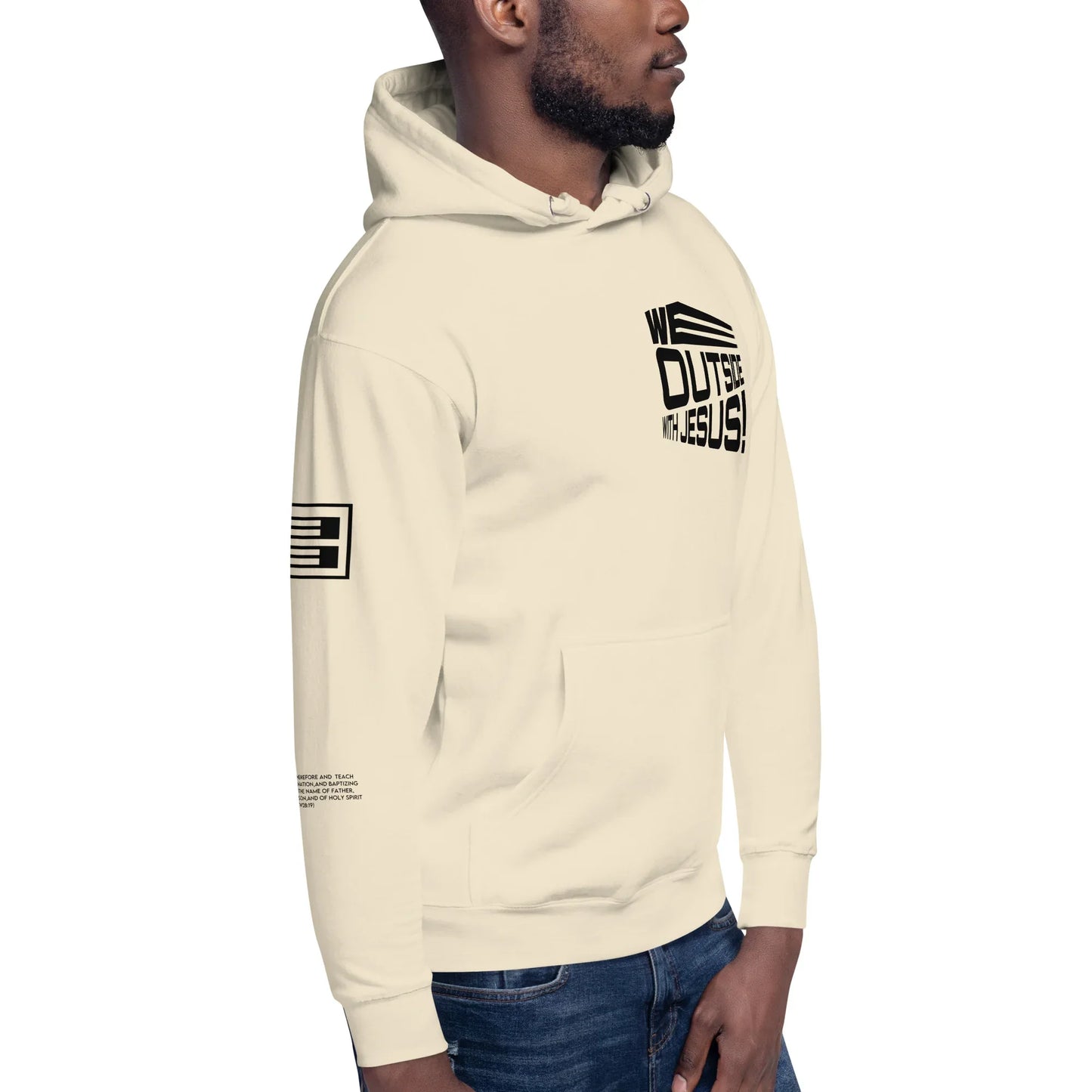 WE OUTSIDE -W- JESUS Unisex Hoodie - Da G.A.T.E 33