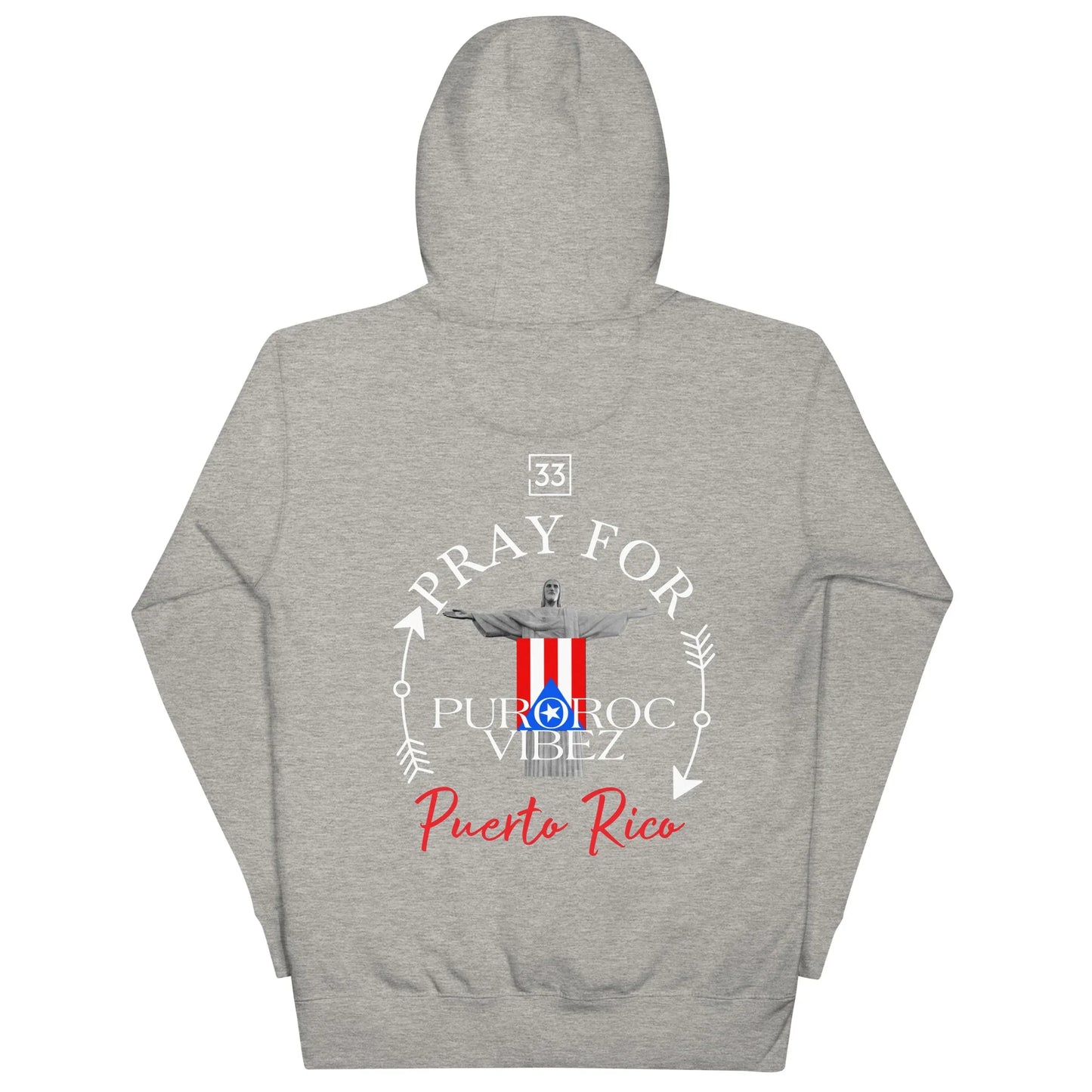 PRAY FOR PR Unisex Hoodie - Da G.A.T.E 33