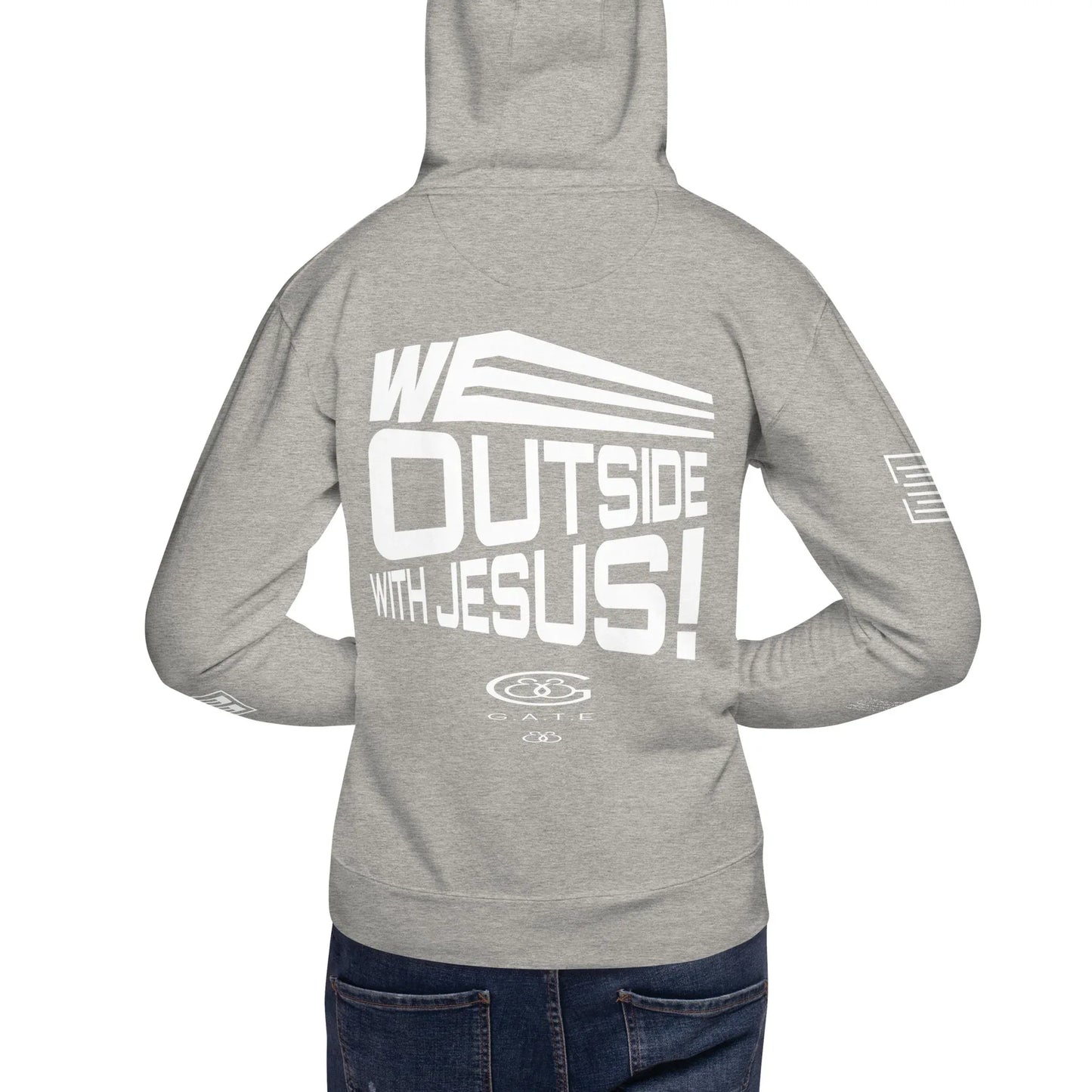 WE OUTSIDE -W- JESUS Unisex Hoodie - Da G.A.T.E 33