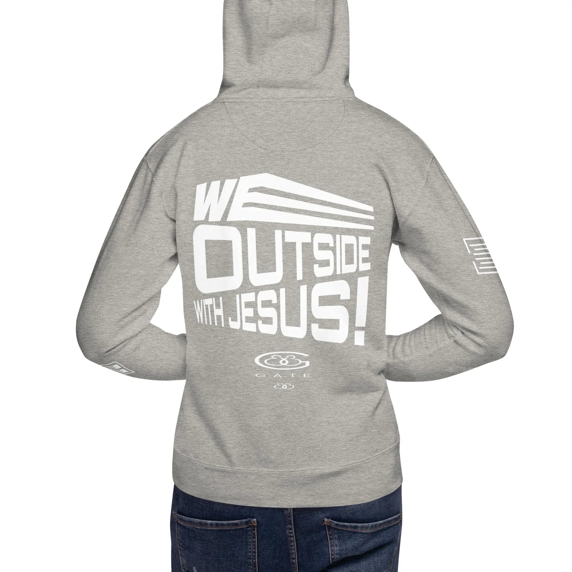 WE OUTSIDE -W- JESUS Unisex Hoodie - Da G.A.T.E 33