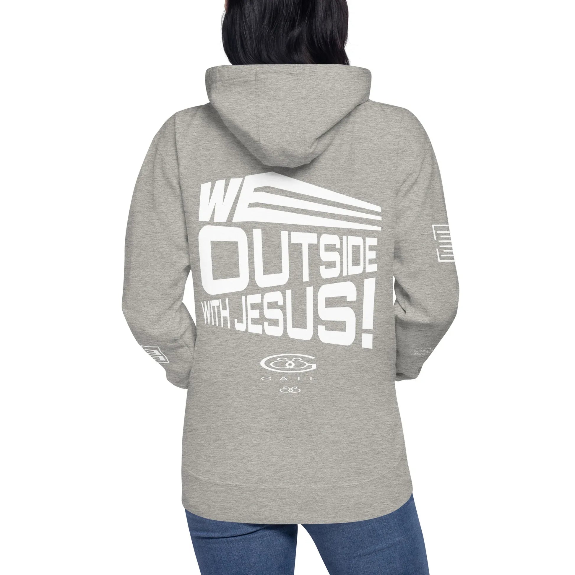 WE OUTSIDE -W- JESUS Unisex Hoodie - Da G.A.T.E 33
