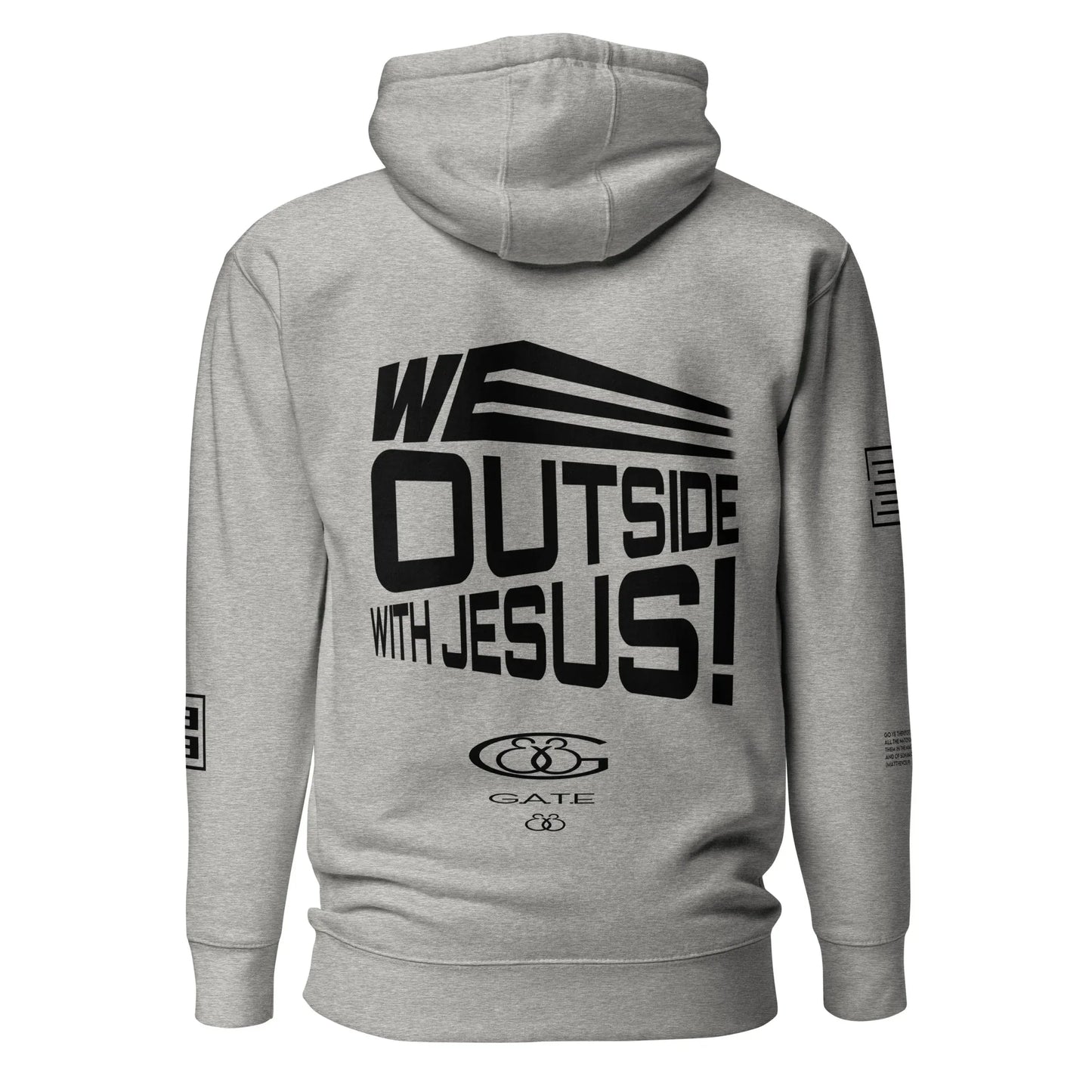 WE OUTSIDE -W- JESUS Unisex Hoodie - Da G.A.T.E 33
