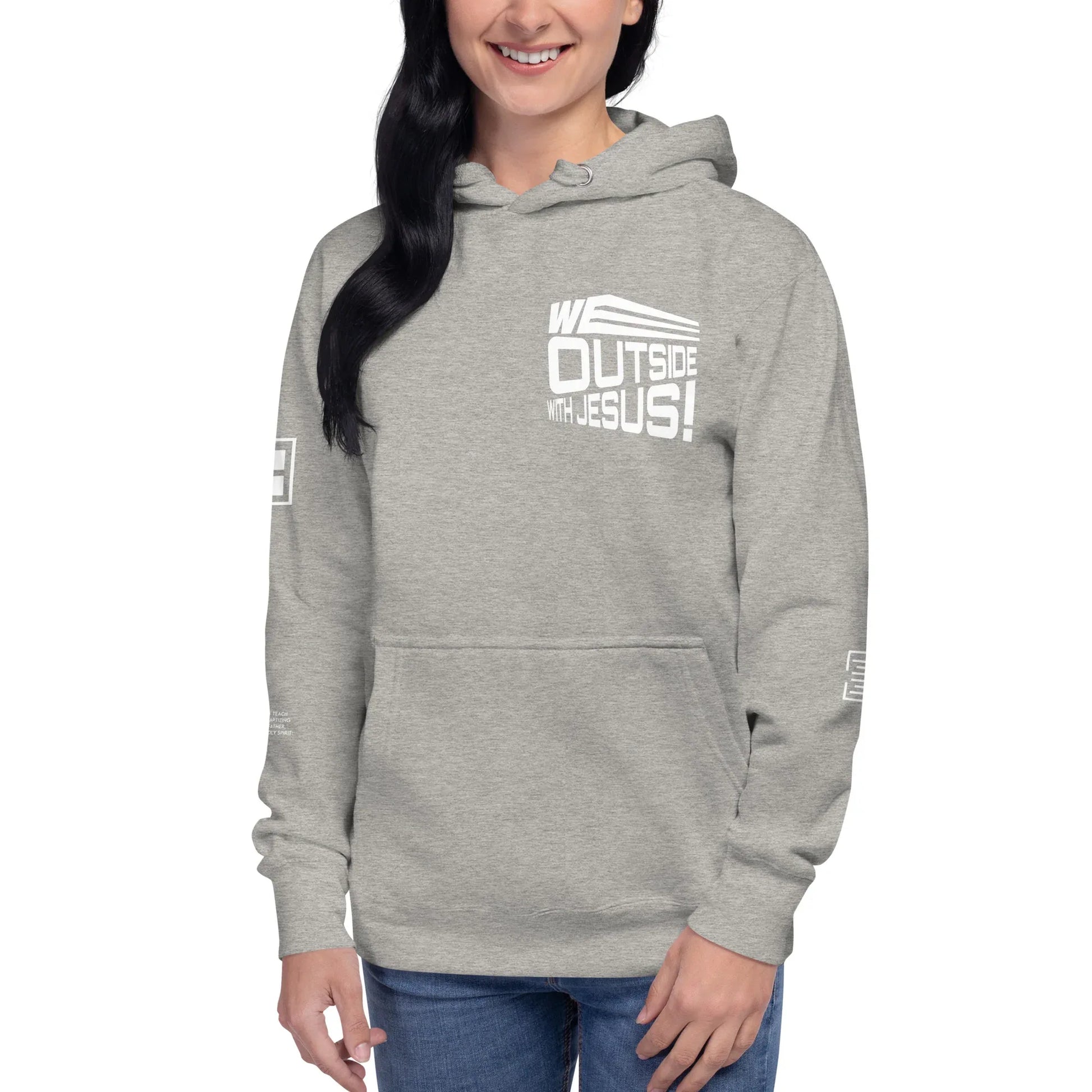 WE OUTSIDE -W- JESUS Unisex Hoodie - Da G.A.T.E 33