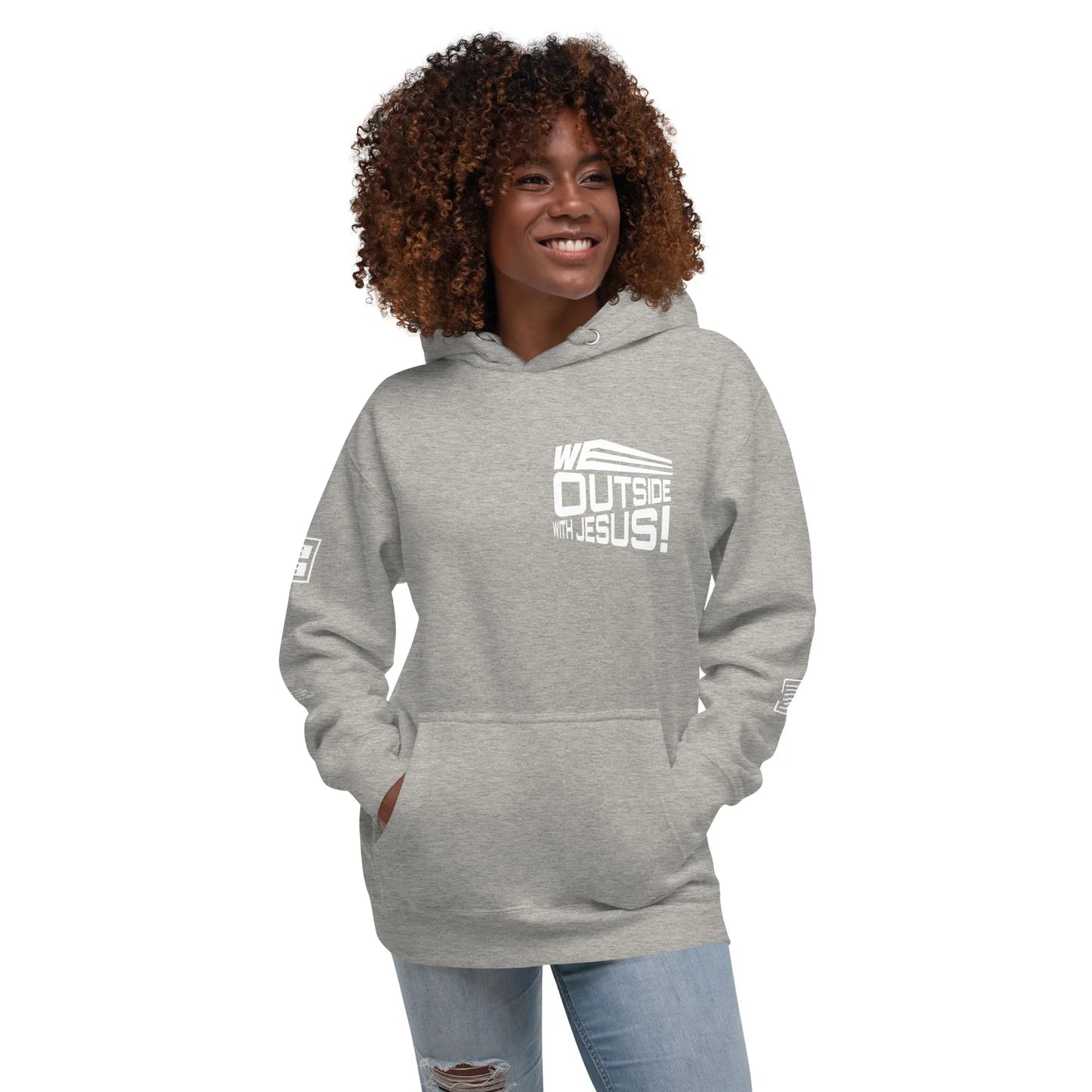 WE OUTSIDE -W- JESUS Unisex Hoodie - Da G.A.T.E 33