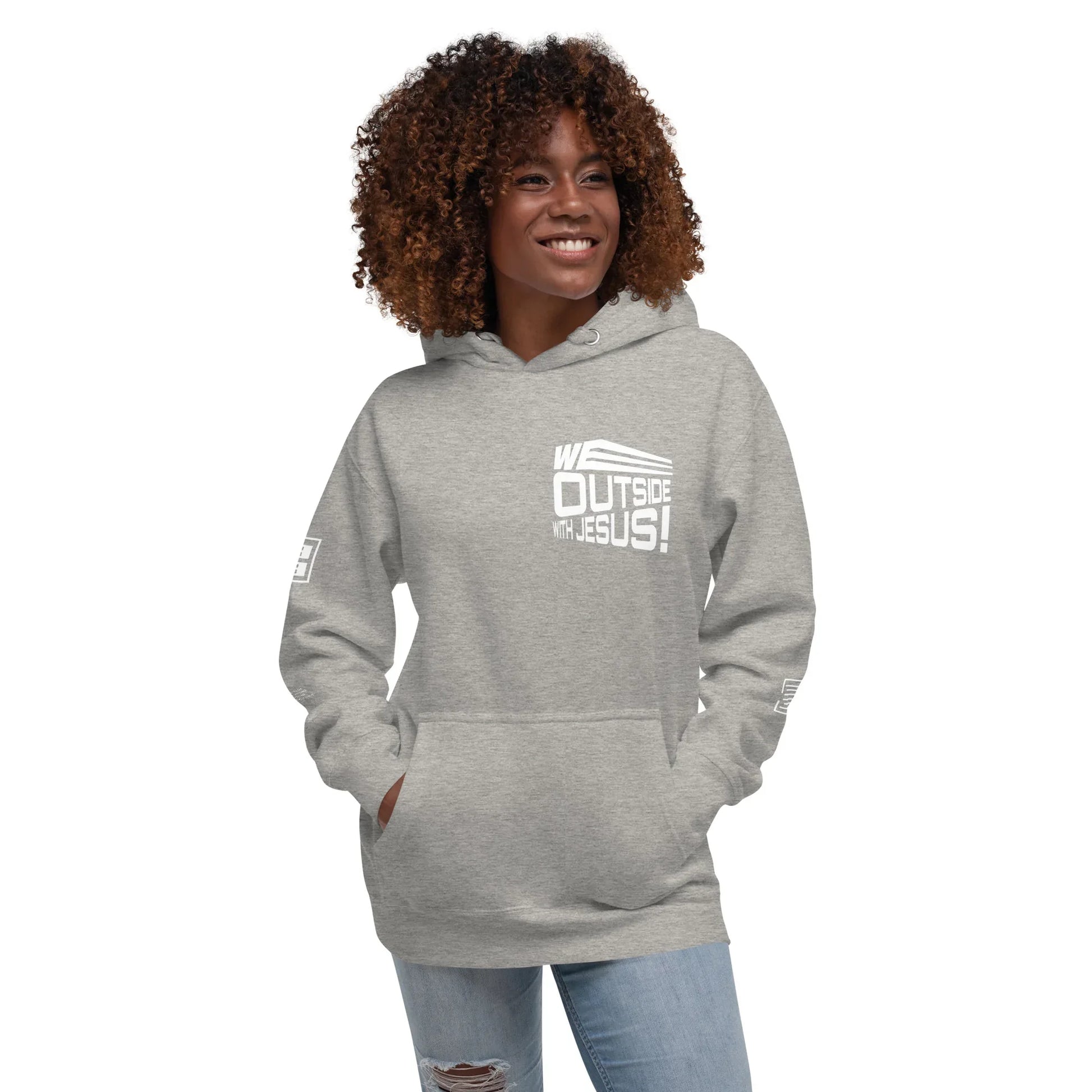 WE OUTSIDE -W- JESUS Unisex Hoodie - Da G.A.T.E 33