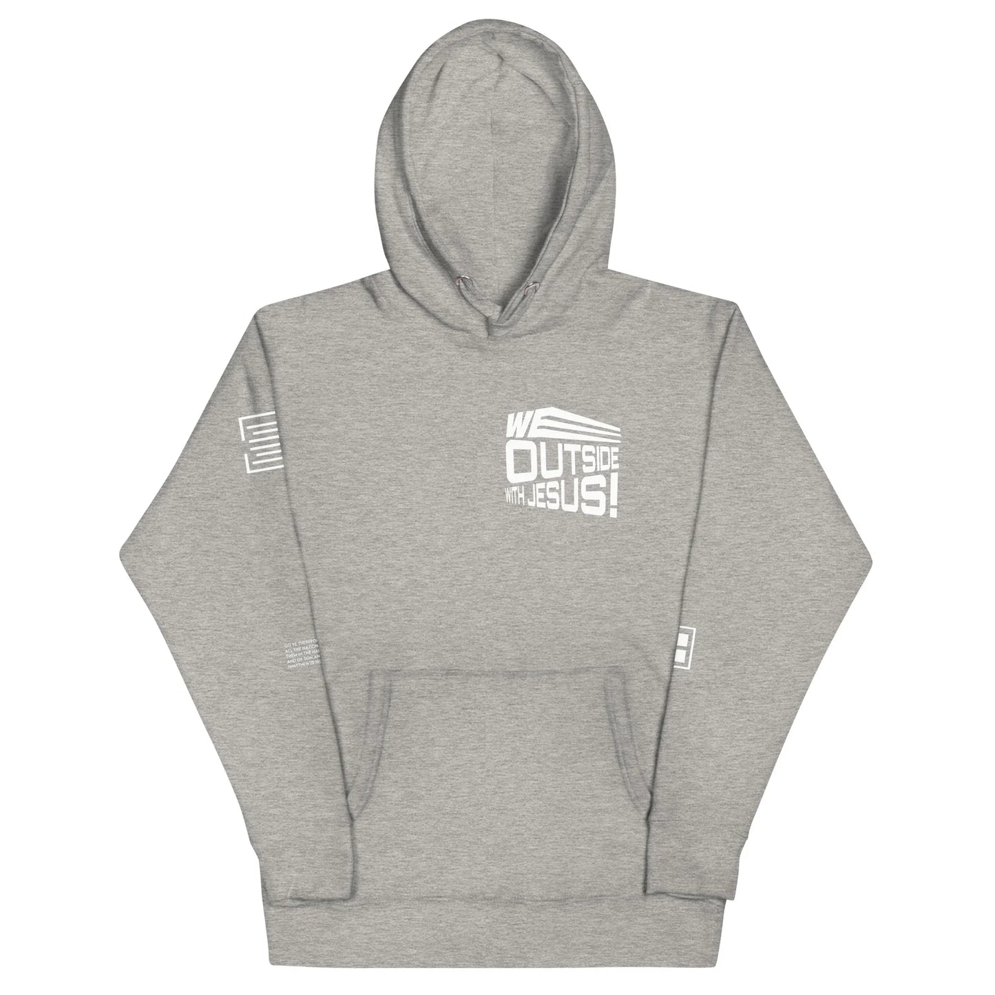 WE OUTSIDE -W- JESUS Unisex Hoodie - Da G.A.T.E 33