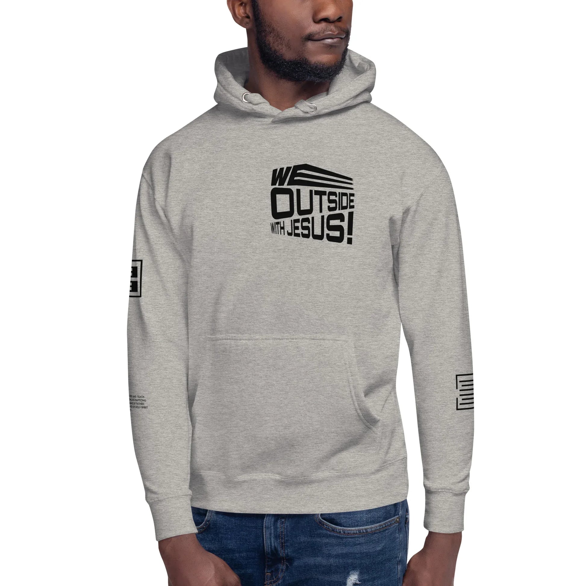 WE OUTSIDE -W- JESUS Unisex Hoodie - Da G.A.T.E 33