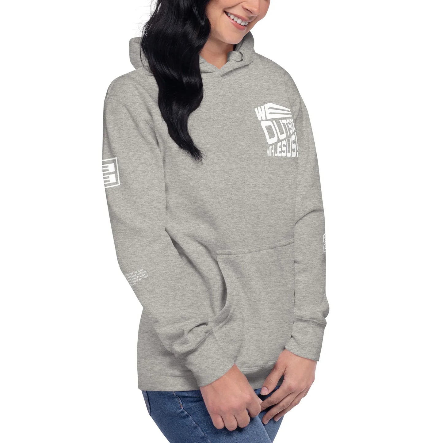 WE OUTSIDE -W- JESUS Unisex Hoodie - Da G.A.T.E 33