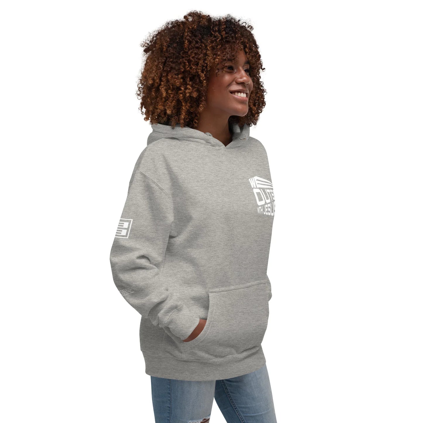 WE OUTSIDE -W- JESUS Unisex Hoodie - Da G.A.T.E 33