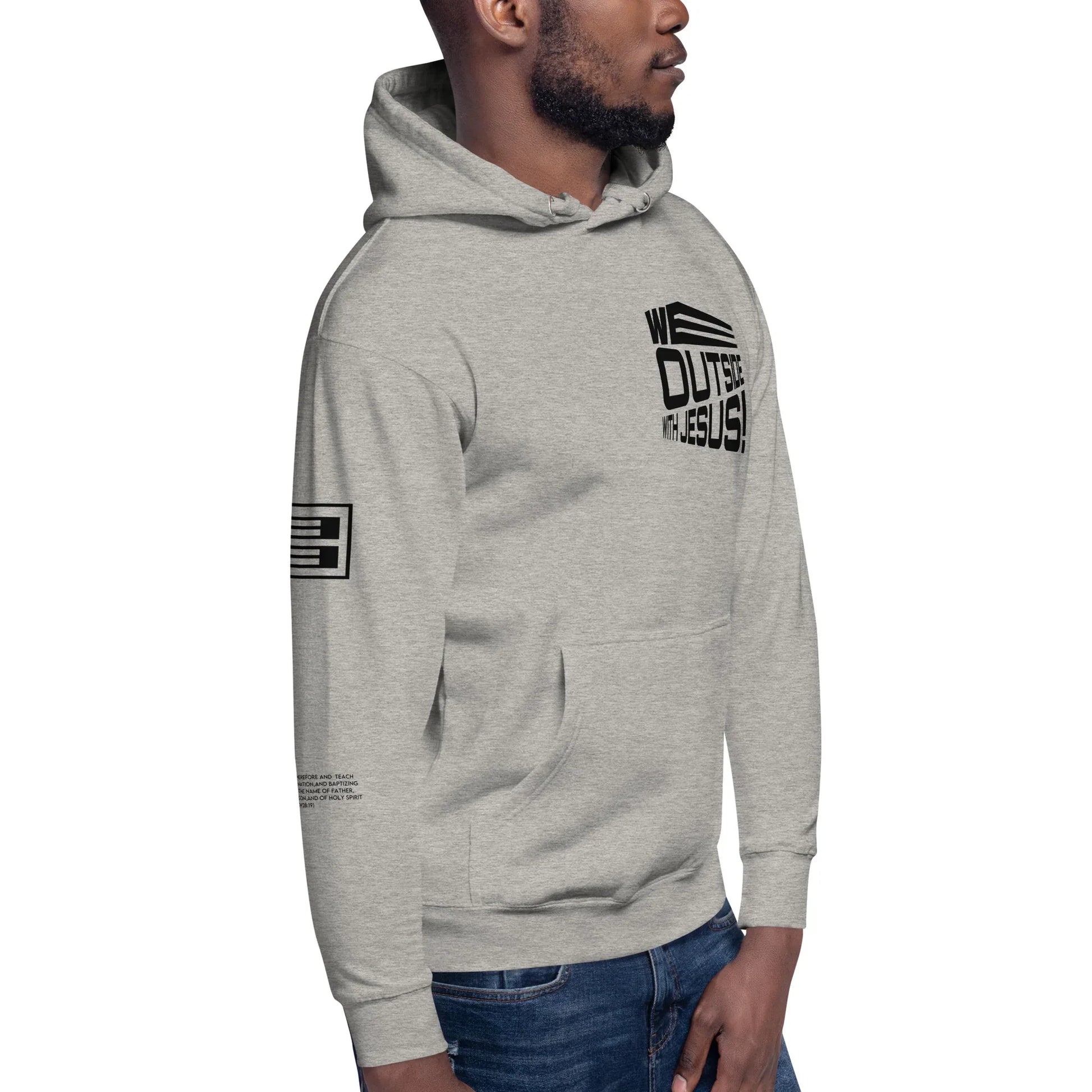 WE OUTSIDE -W- JESUS Unisex Hoodie - Da G.A.T.E 33