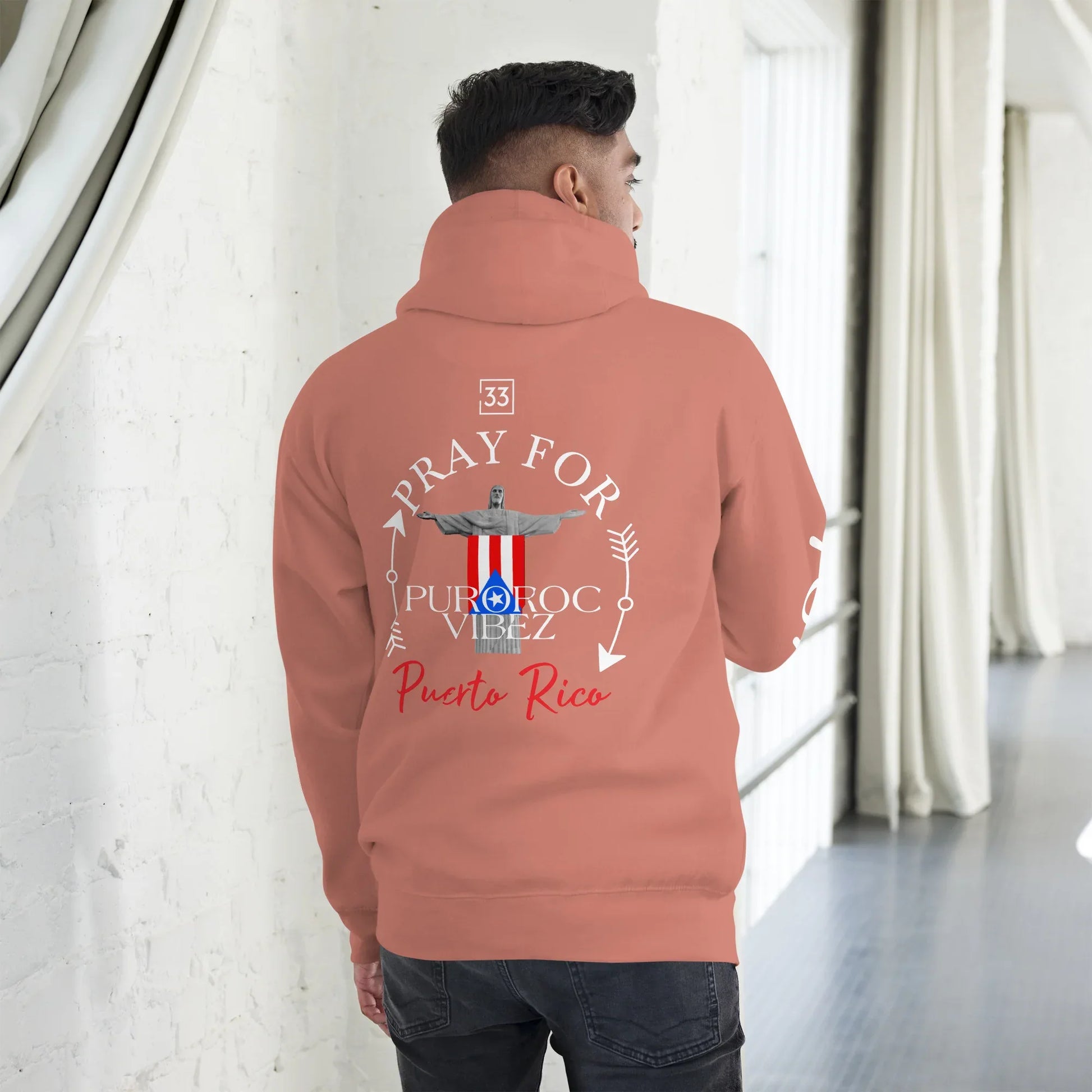 PRAY FOR PR Unisex Hoodie - Da G.A.T.E 33