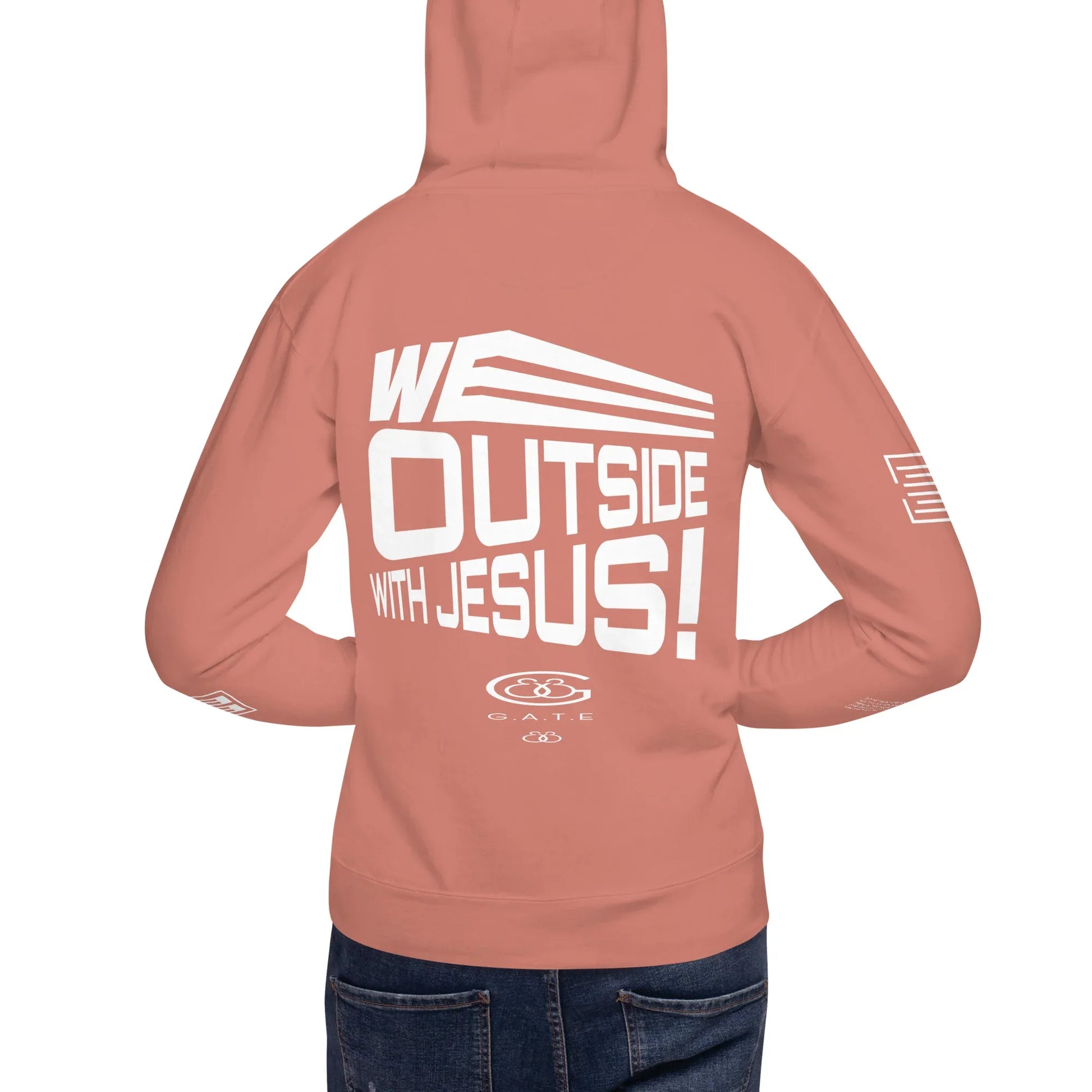 WE OUTSIDE -W- JESUS Unisex Hoodie - Da G.A.T.E 33