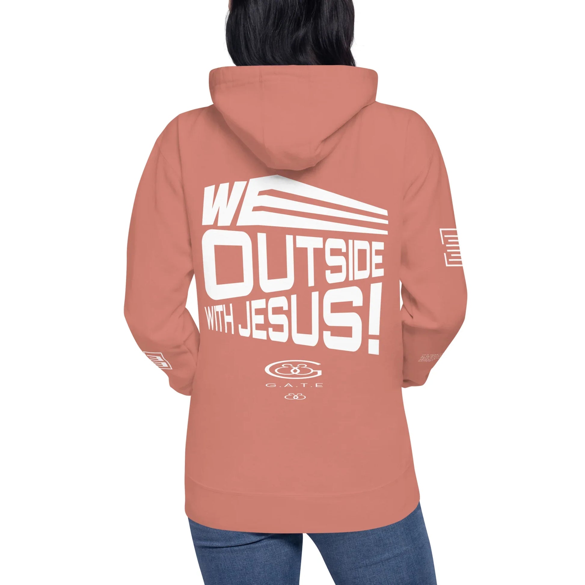 WE OUTSIDE -W- JESUS Unisex Hoodie - Da G.A.T.E 33