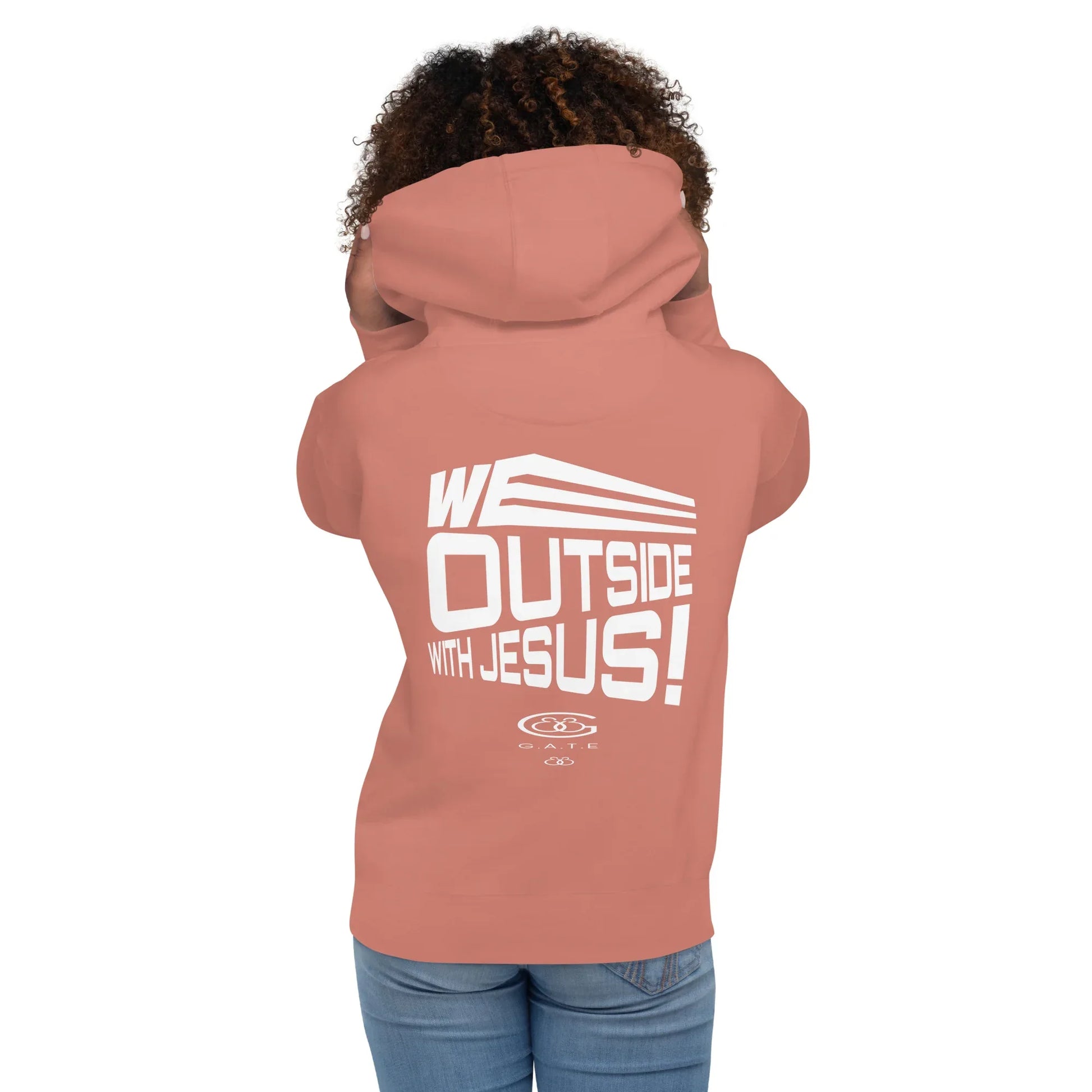 WE OUTSIDE -W- JESUS Unisex Hoodie - Da G.A.T.E 33