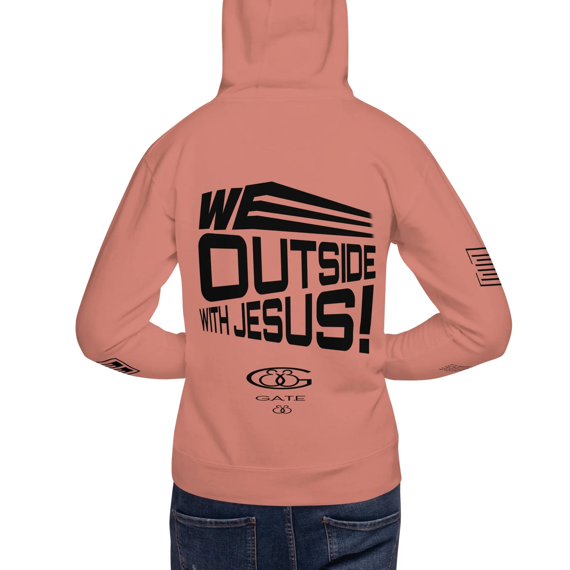 WE OUTSIDE -W- JESUS Unisex Hoodie - Da G.A.T.E 33