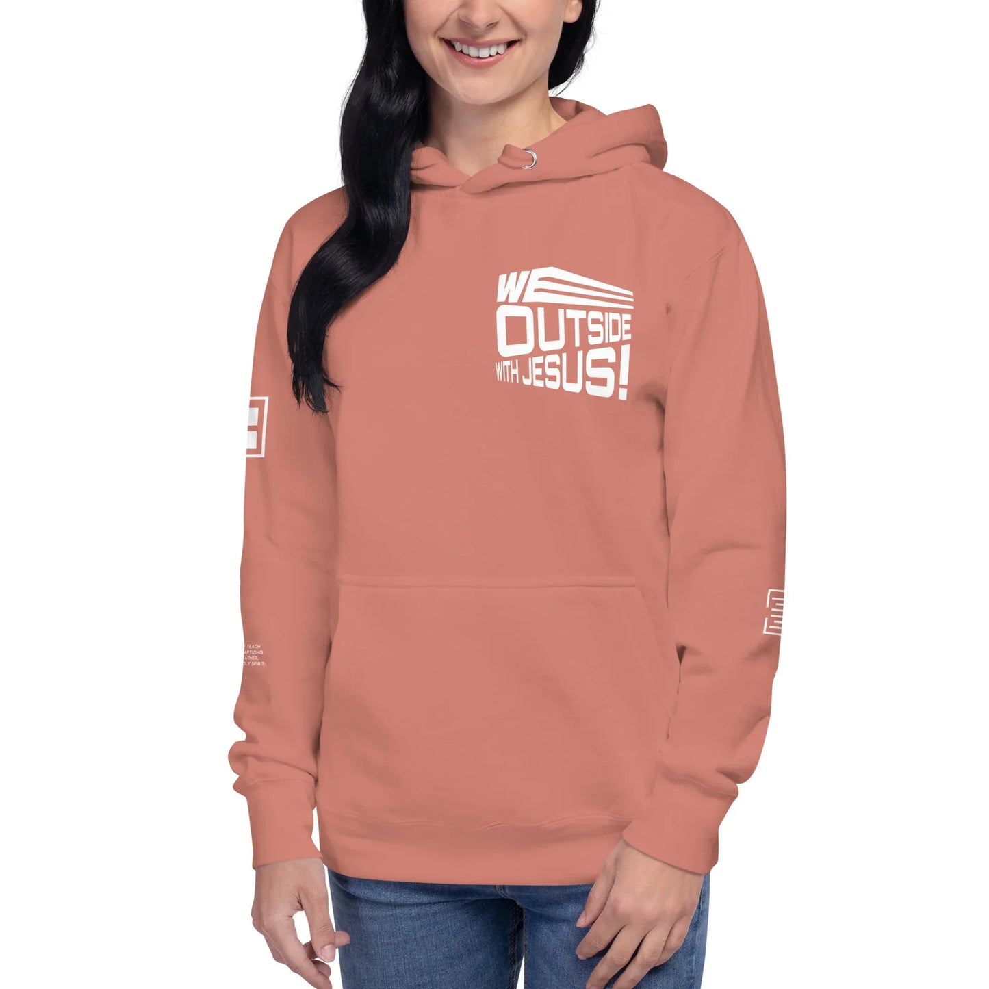 WE OUTSIDE -W- JESUS Unisex Hoodie - Da G.A.T.E 33