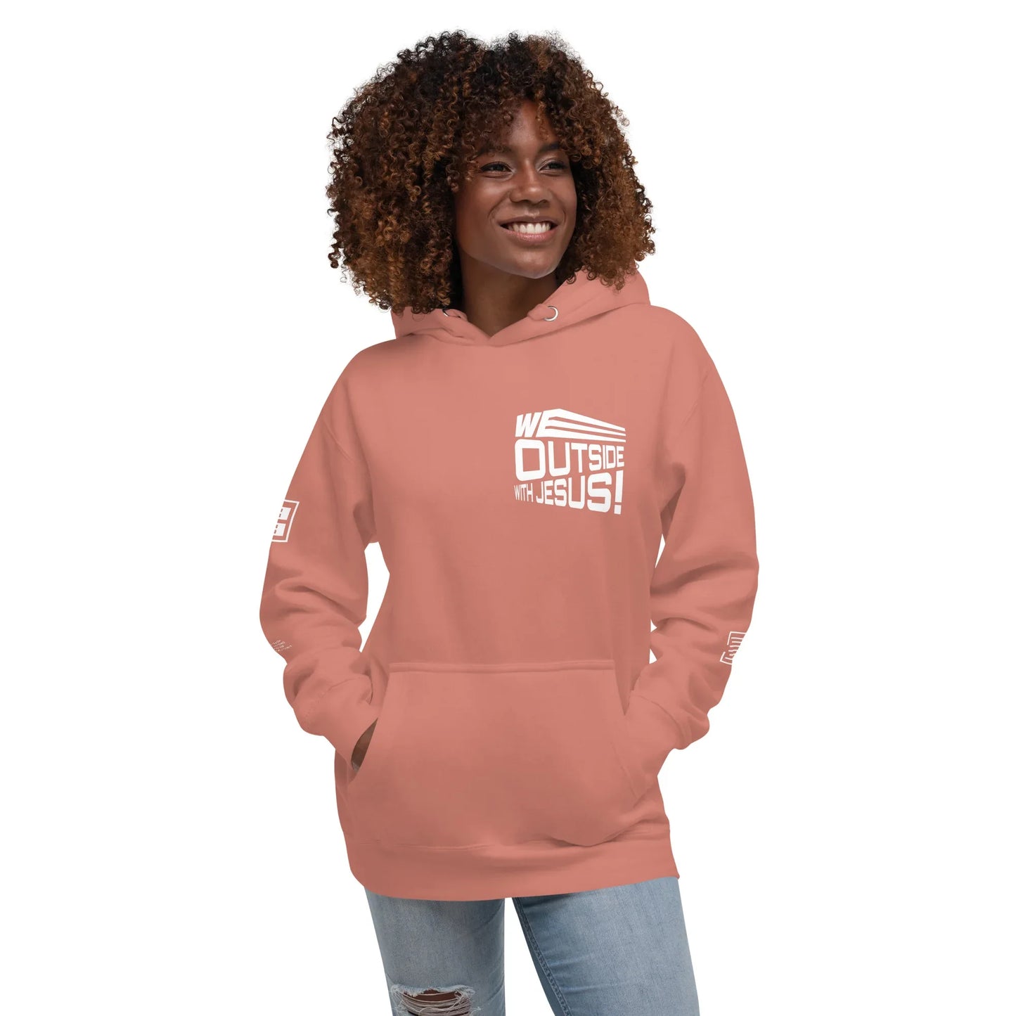 WE OUTSIDE -W- JESUS Unisex Hoodie - Da G.A.T.E 33