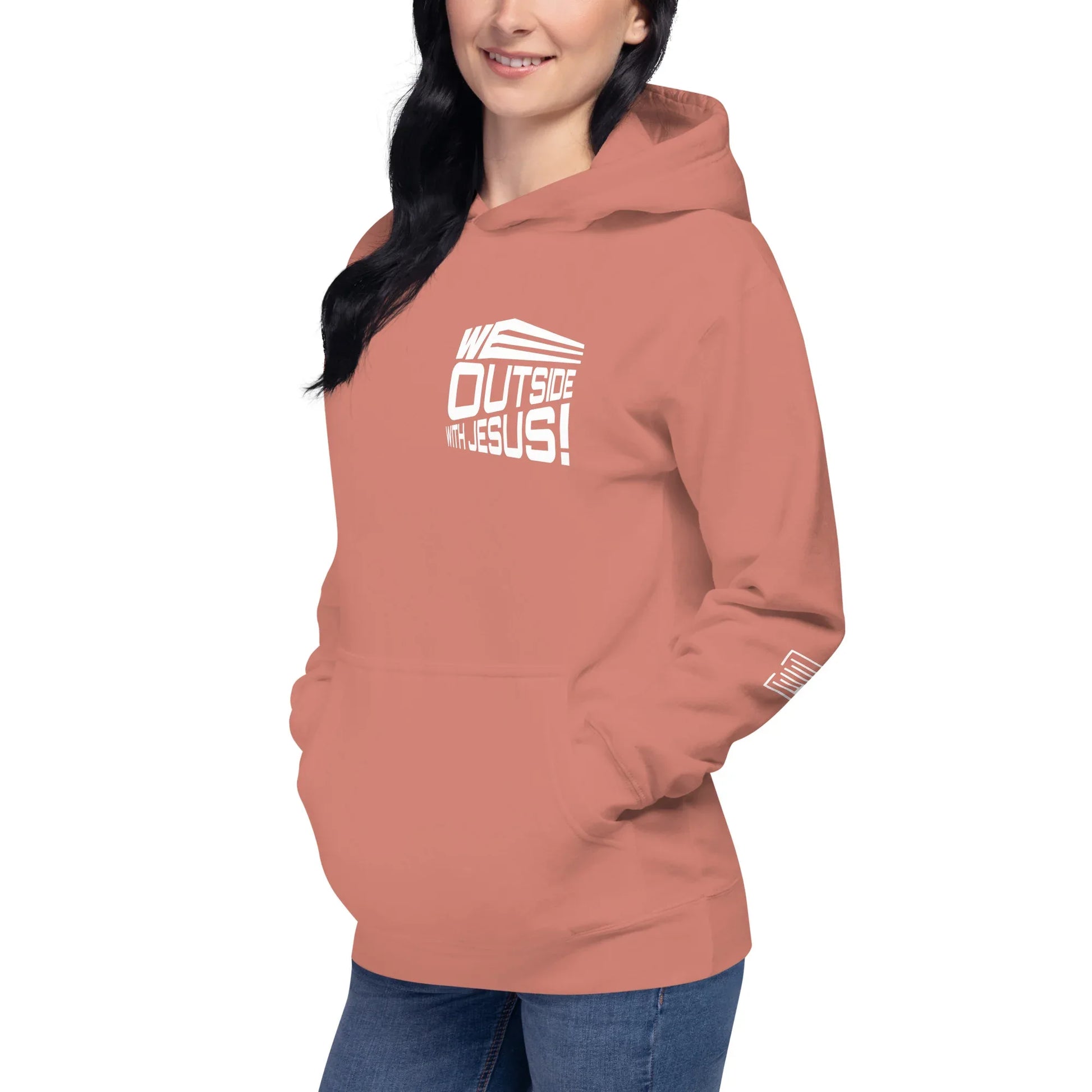 WE OUTSIDE -W- JESUS Unisex Hoodie - Da G.A.T.E 33