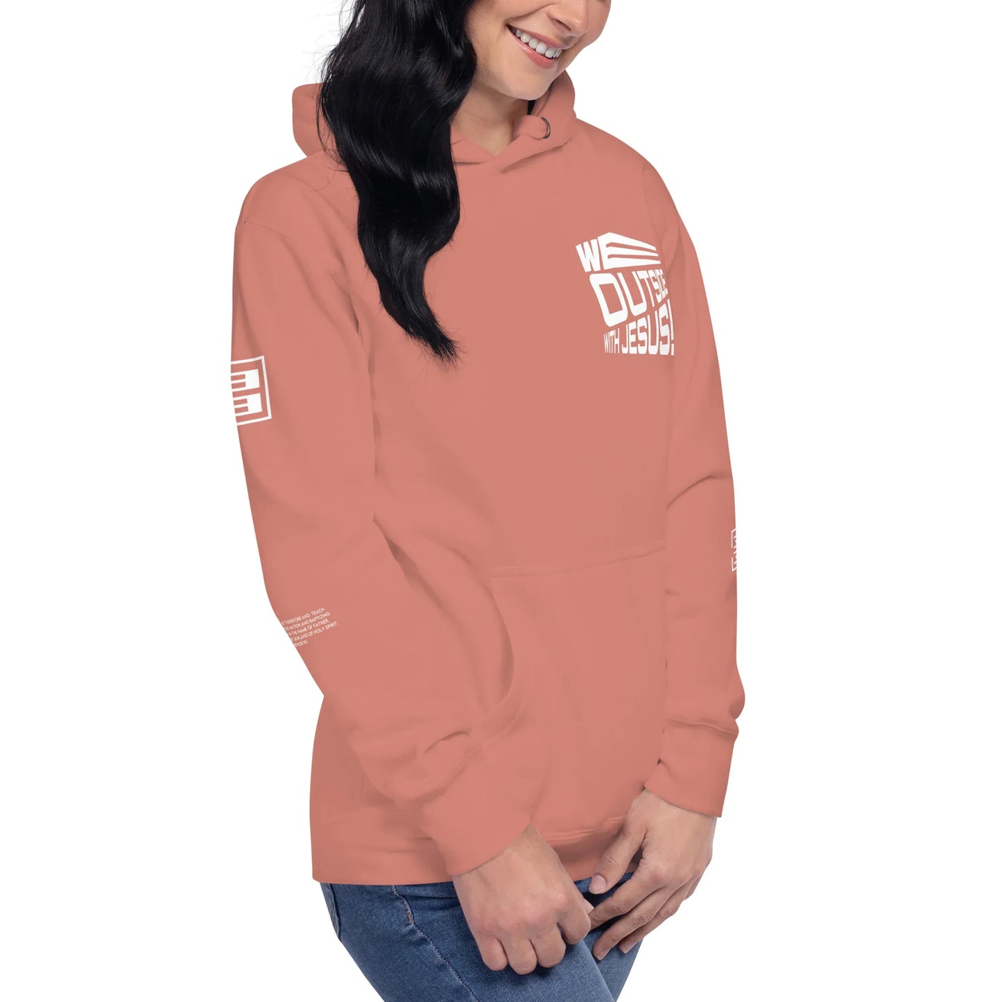 WE OUTSIDE -W- JESUS Unisex Hoodie - Da G.A.T.E 33