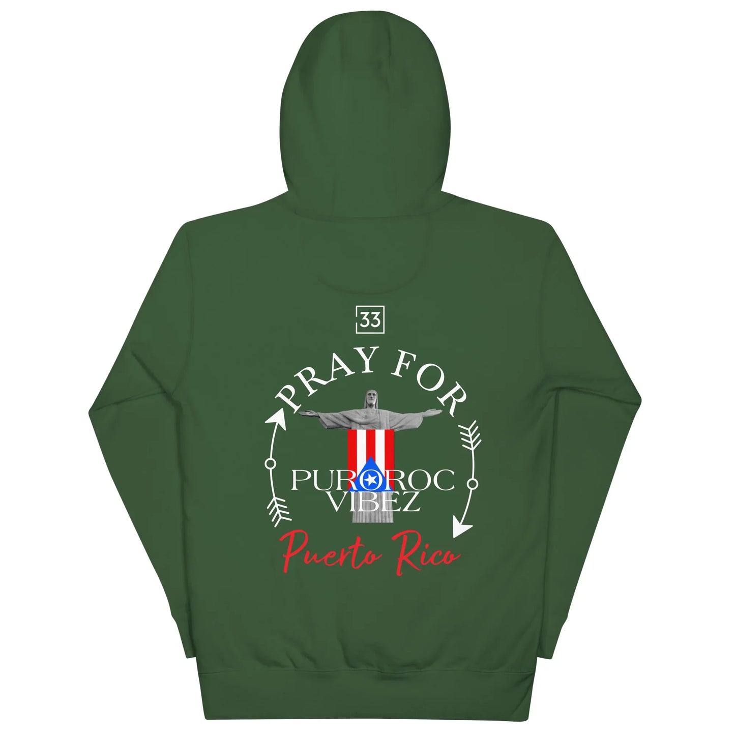 PRAY FOR PR Unisex Hoodie - Da G.A.T.E 33