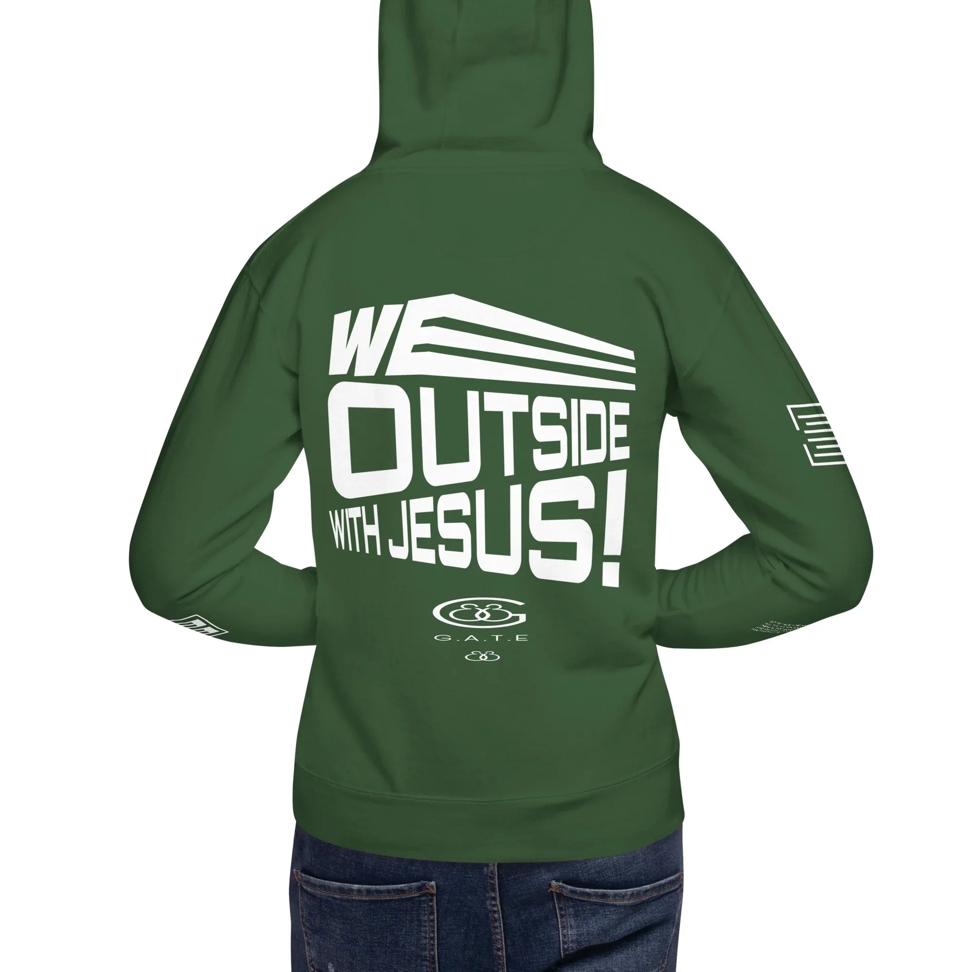 WE OUTSIDE -W- JESUS Unisex Hoodie - Da G.A.T.E 33