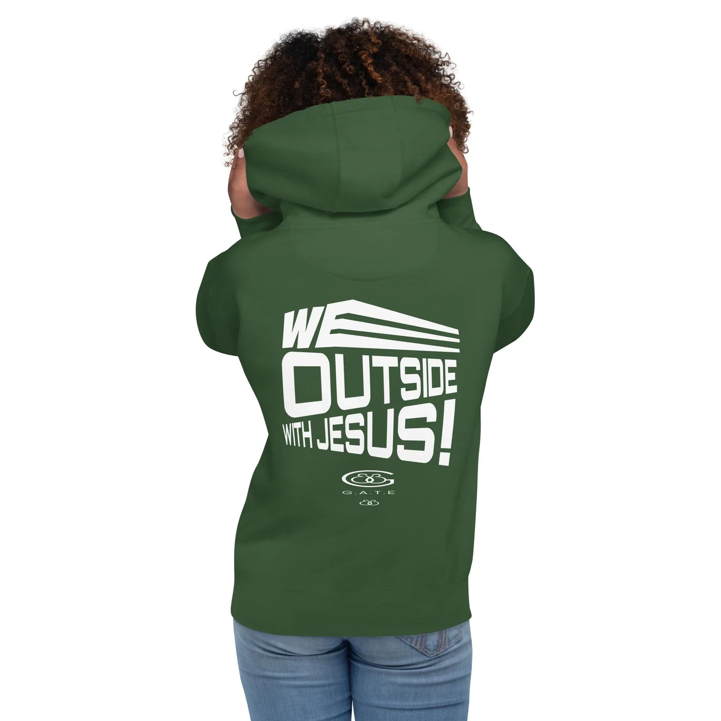 WE OUTSIDE -W- JESUS Unisex Hoodie - Da G.A.T.E 33