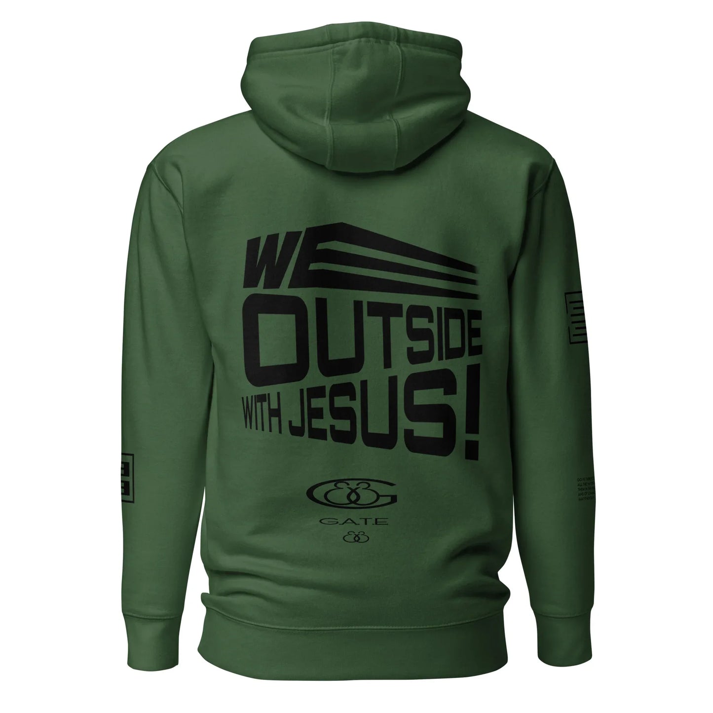 WE OUTSIDE -W- JESUS Unisex Hoodie - Da G.A.T.E 33