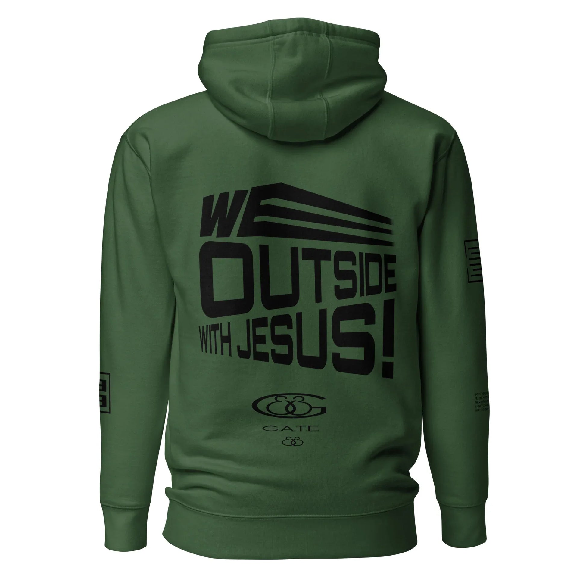WE OUTSIDE -W- JESUS Unisex Hoodie - Da G.A.T.E 33