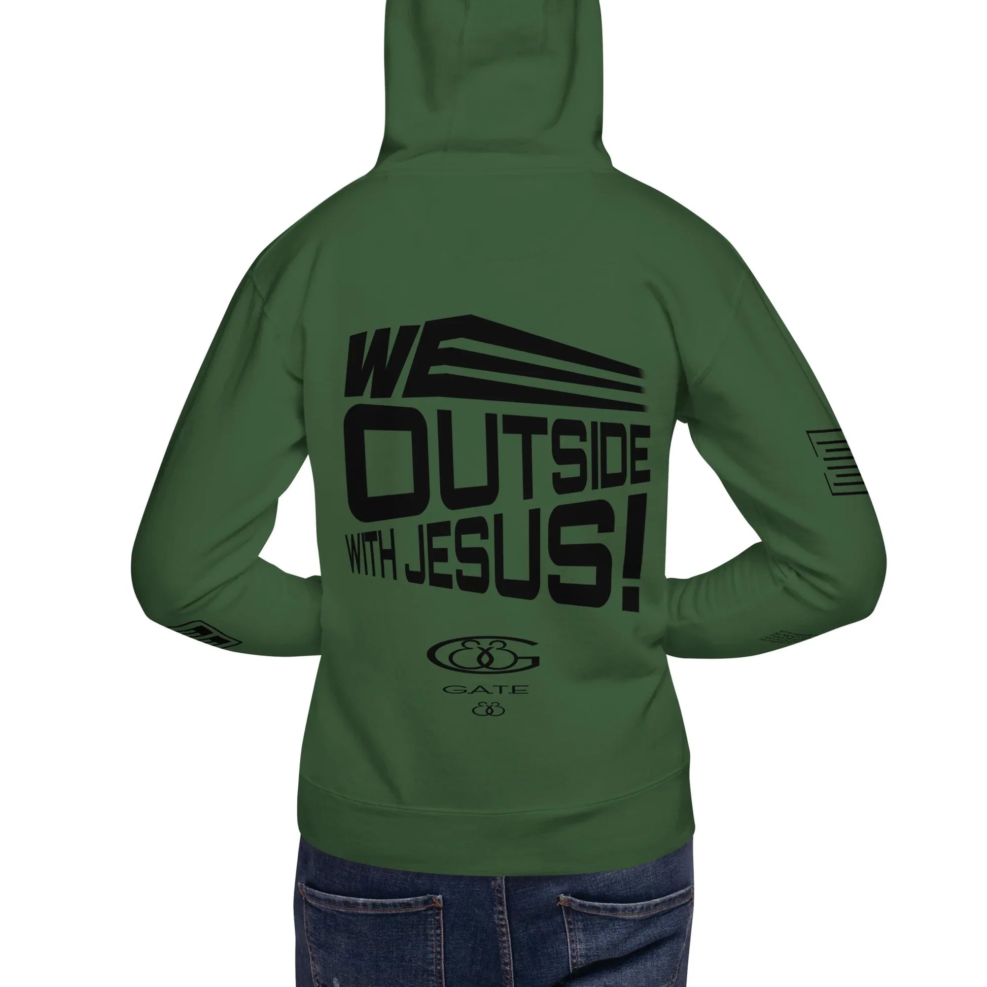 WE OUTSIDE -W- JESUS Unisex Hoodie - Da G.A.T.E 33