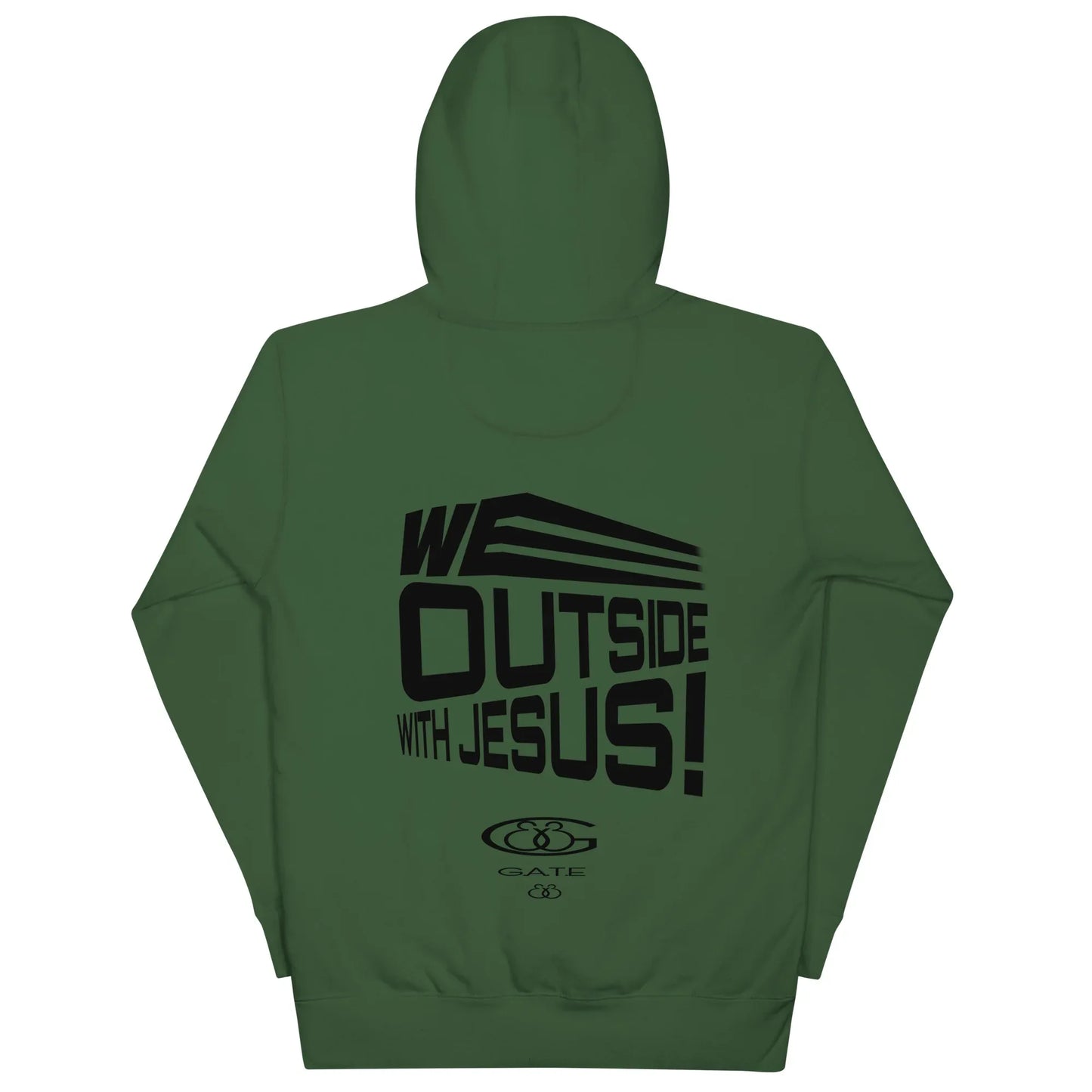WE OUTSIDE -W- JESUS Unisex Hoodie - Da G.A.T.E 33