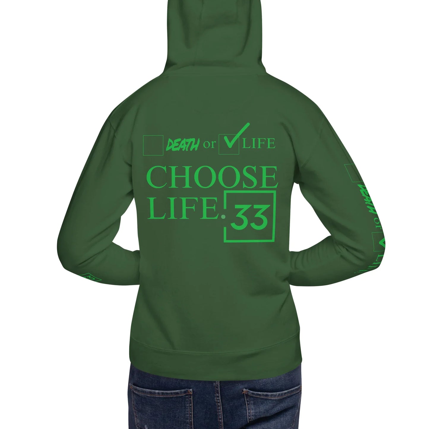 CHOOSE LIFE Unisex Hoodie - Da G.A.T.E 33